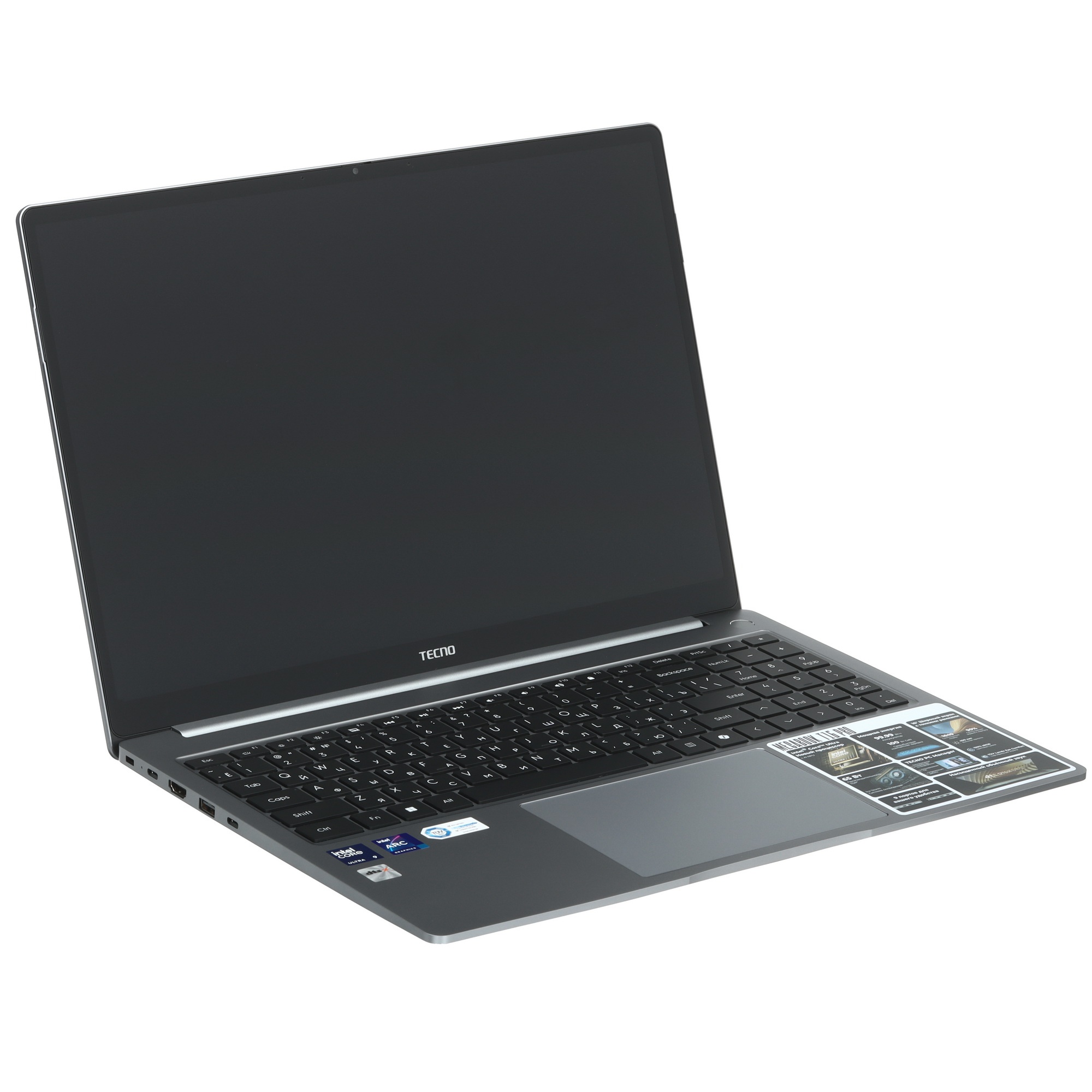 Ноутбук Tecno MegaBook T16MA Pro Core Ultra 9 185H 32Gb SSD1Tb Intel Arc 16" IPS WQXGA (2560x1600) W