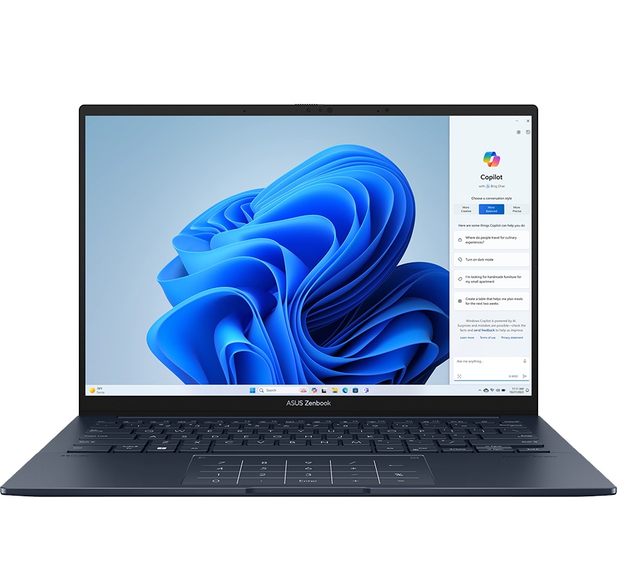 Ноутбук Asus Zenbook 14 UX3405MA-QD489 Core Ultra 5 125H 16Gb SSD1Tb Intel Arc 14" OLED FHD+ (1920x1
