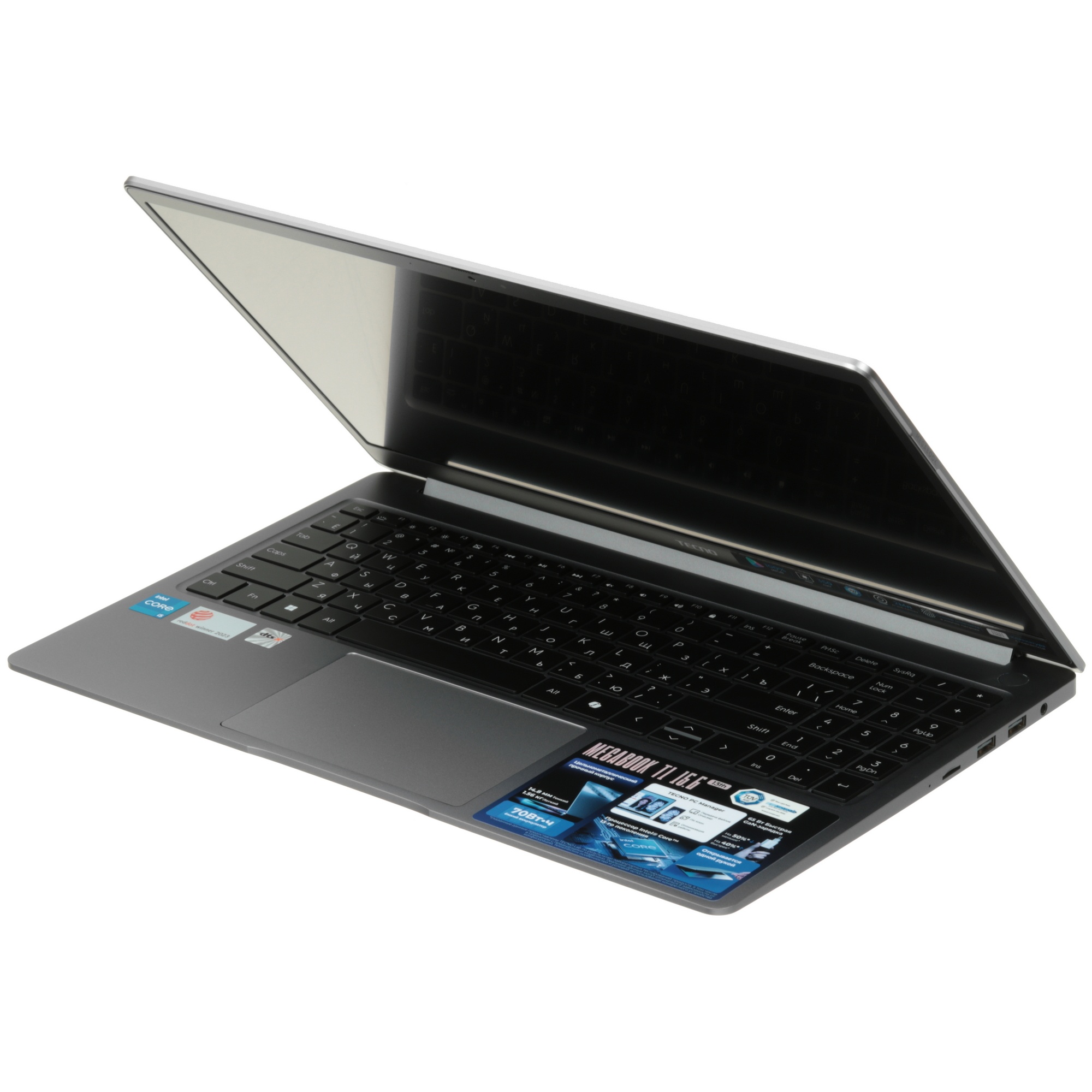 Ноутбук Tecno MegaBook T15RA Core i5 13420H 16Gb SSD512Gb Intel UHD Graphics 15.6" IPS FHD (1920x108