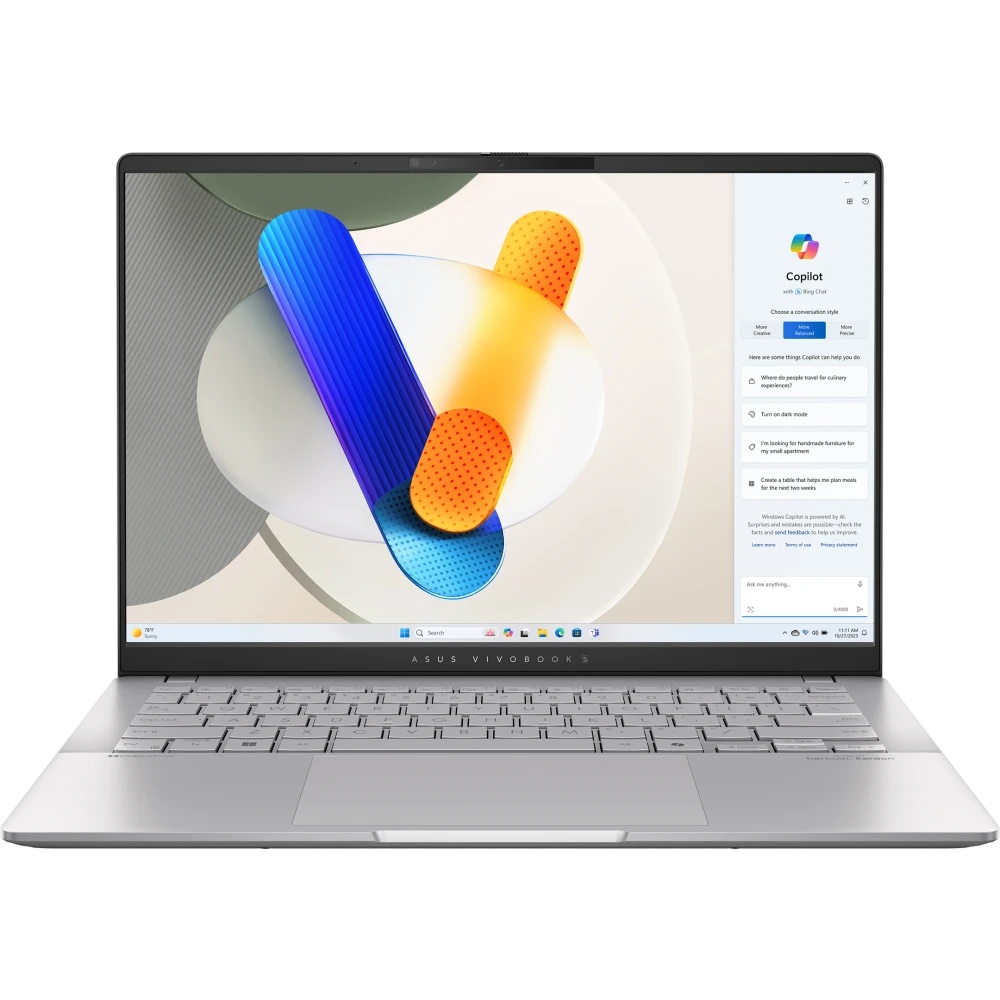 Ноутбук ASUS M5406WA-PP086W 14"(2880x1800 OLED 16:10)/AMD Ryzen AI 9 HX 370(2Ghz)/32768Mb/1024PCISSD