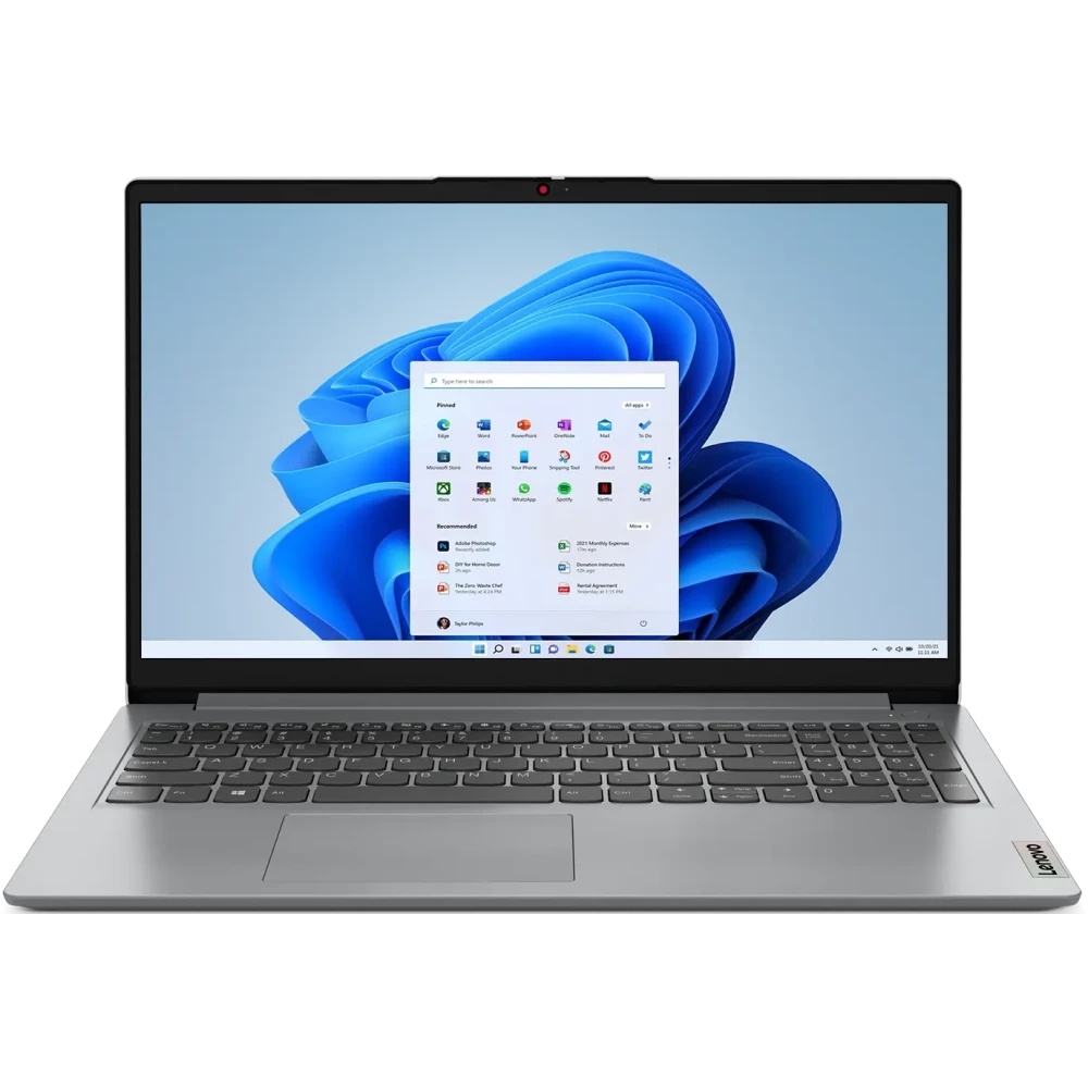 Ноутбук Lenovo IP1 15AMN7 серый 82VG00UAIN 15.6" FHD IPS, AMD R5-7520U, 8Gb, 512Gb SSD, no OS