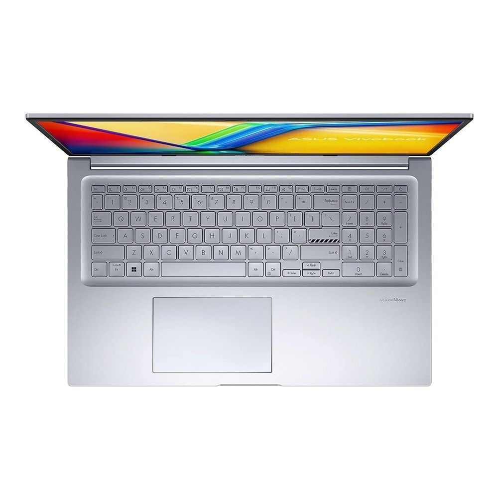 Ноутбук ASUS Vivobook 17X M3704YA-AU161 серебристый 17.3" IPS 1920x1080, AMD Ryzen 5 7430U 2.3 ГГц,