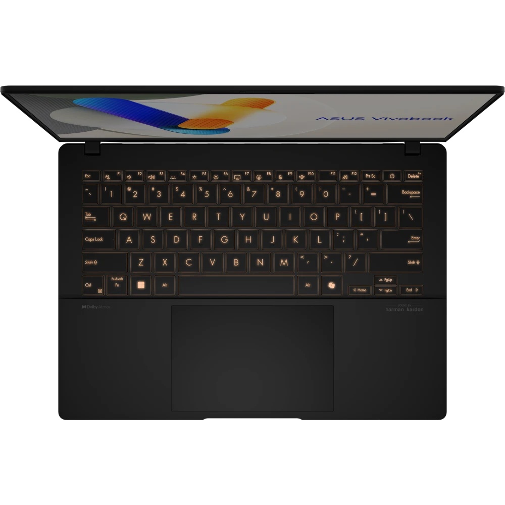 Ноутбук Asus VivoBook S14 OLED M5406NA-QD109 Ryzen 5 7535HS 16Gb SSD1Tb AMD Radeon 14" OLED WUXGA (1