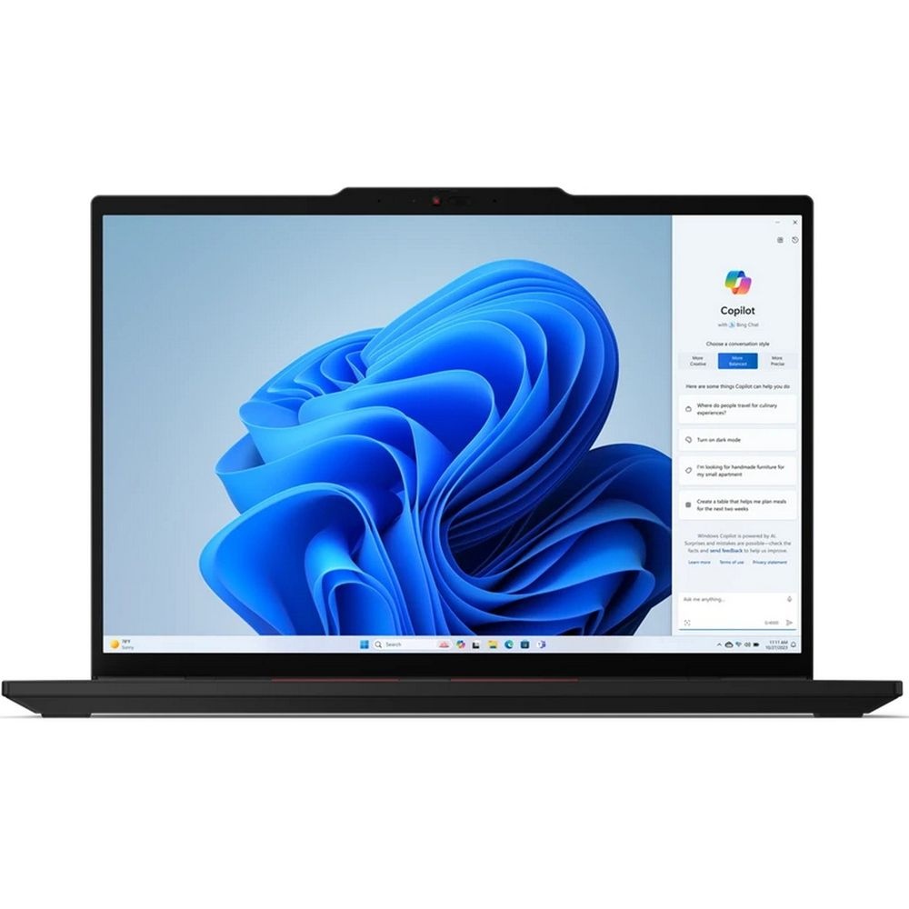 Ноутбук Lenovo ThinkPad T14s G5 черный Intel Core Ultra 7 155U/16Gb/SSD1Tb/14"/IPS/FHD+/60Hz/NoOS