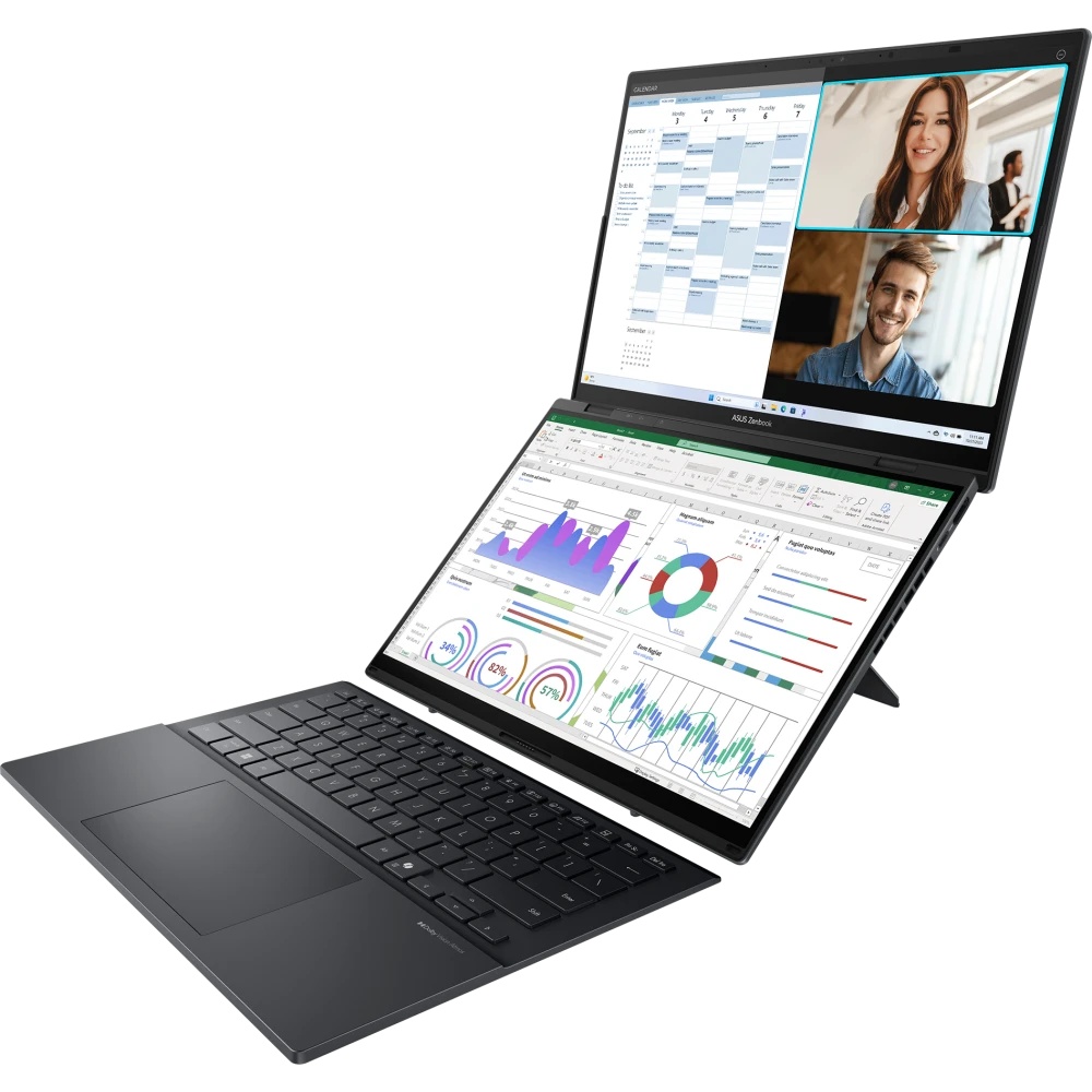 Ноутбук ASUS UX8406CA-QL211X Duo Touch 14+14"(1920x1200 + 1920x1200 OLED 16:10)/Touch/Intel Core Ult