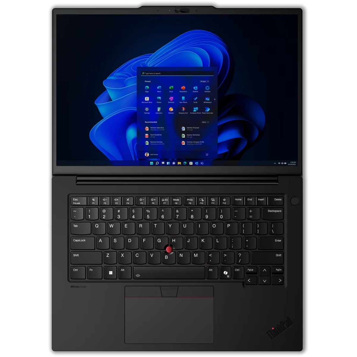 Ноутбук Lenovo ThinkPad P14s G5 черный Core Ultra 7 155H 32Gb SSD1Tb NVIDIA RTX 500 4Gb 14.5" IPS To