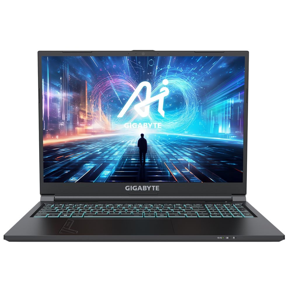 Ноутбук Gigabyte G6 MF черный Intel Core i7-13620H/16Gb/SSD512Gb/RTX4050 6Gb/16"/IPS/FHD+/165Hz/NoOS