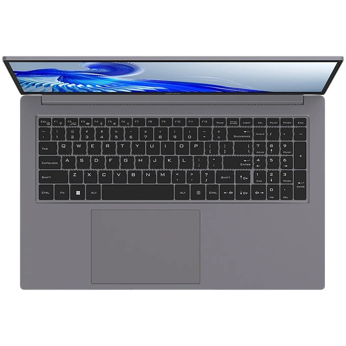 Ноутбук Maibenben P17A-R788UM 17.3" FHD IPS, AMD R7-8845HS, 16Gb, 1Tb SSD, Linux, серый