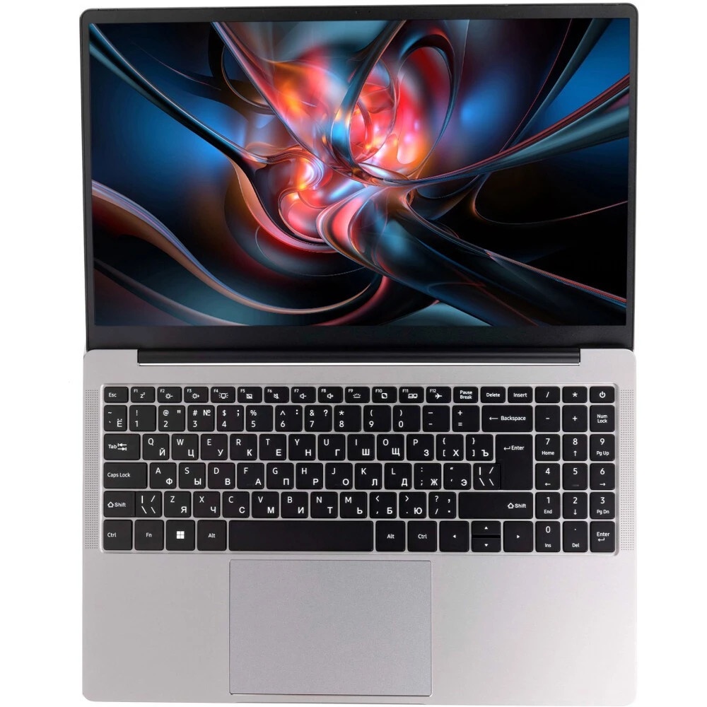 Ноутбук Hiper OFFICE HLP 15.6" IPS FHD Core i5 1235U/8Gb/256Gb SSD/VGA int/noOS silver