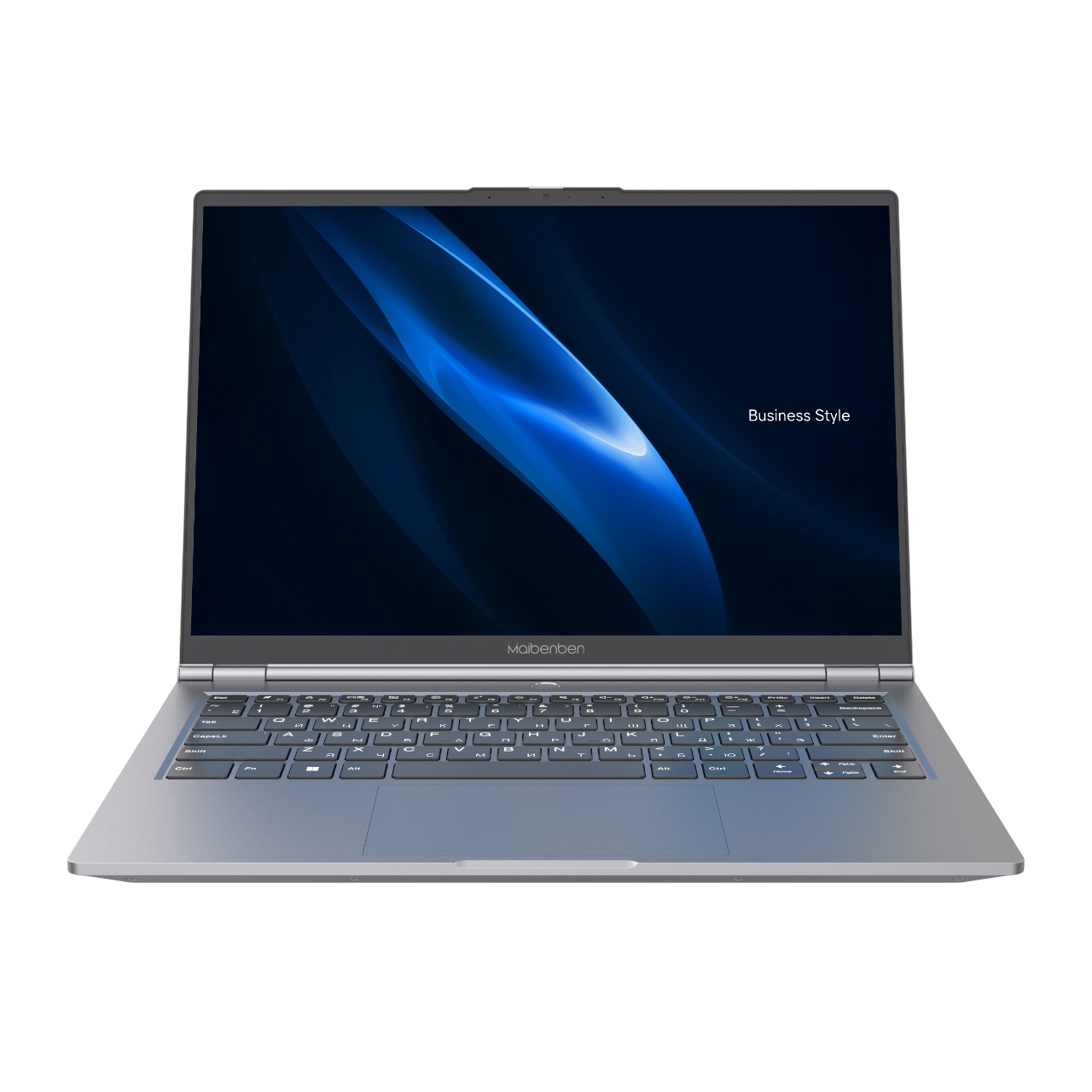 Ноутбук Maibenben B514B 14"(2880x1800 IPS)/Intel Core i7 13620H(2.4Ghz)/16384Mb/512PCISSDGb/Int:Inte