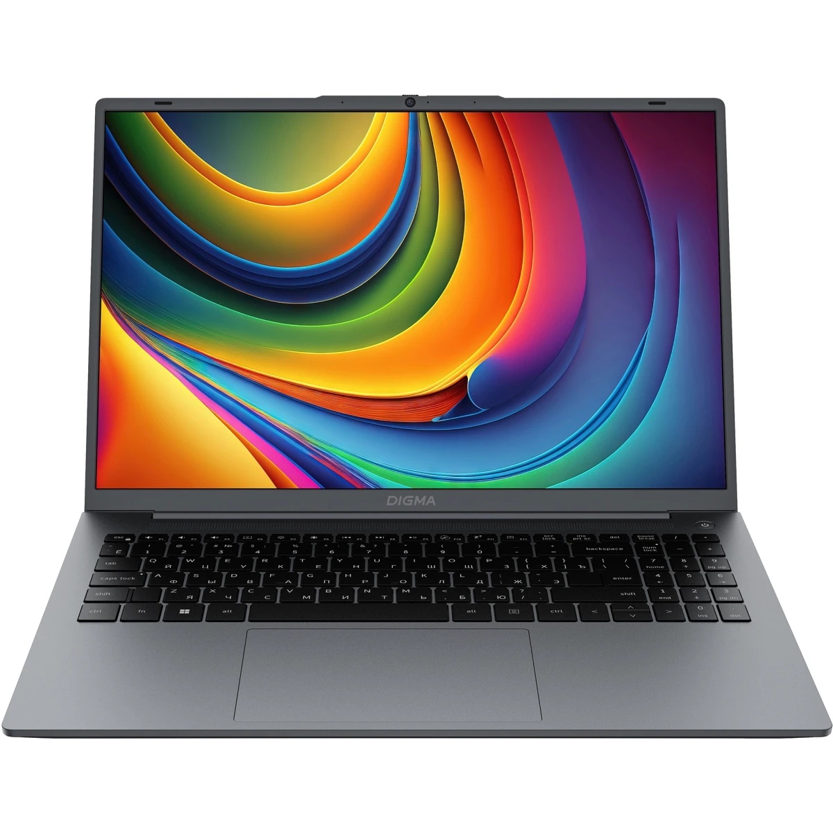 Ноутбук Digma EVE C5805 темно-серый N100 8Gb SSD256Gb Intel UHD Graphics 16" IPS WUXGA (1920x1200) W