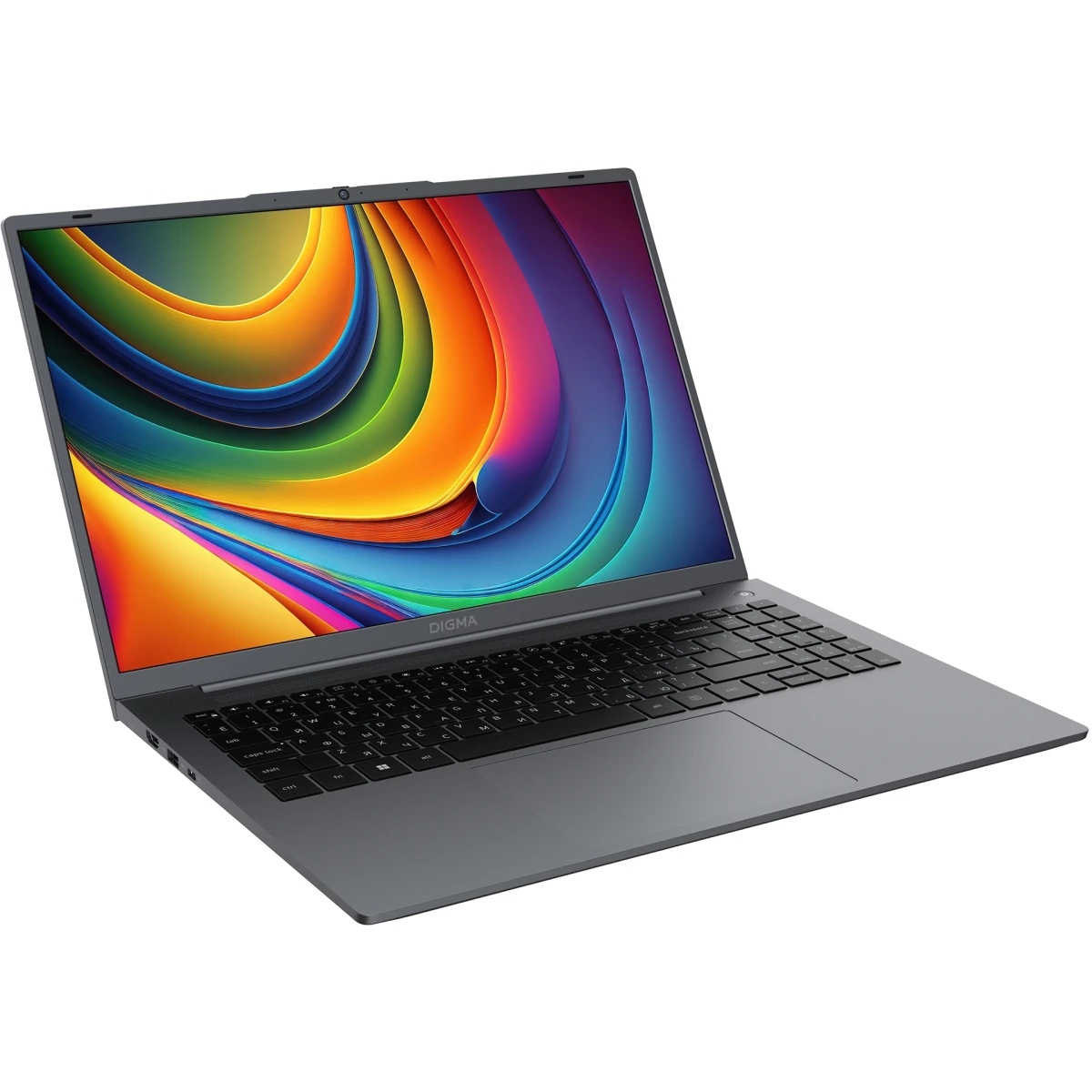 Ноутбук Digma EVE C5805 темно-серый N100 8Gb SSD256Gb Intel UHD Graphics 16" IPS WUXGA (1920x1200) W