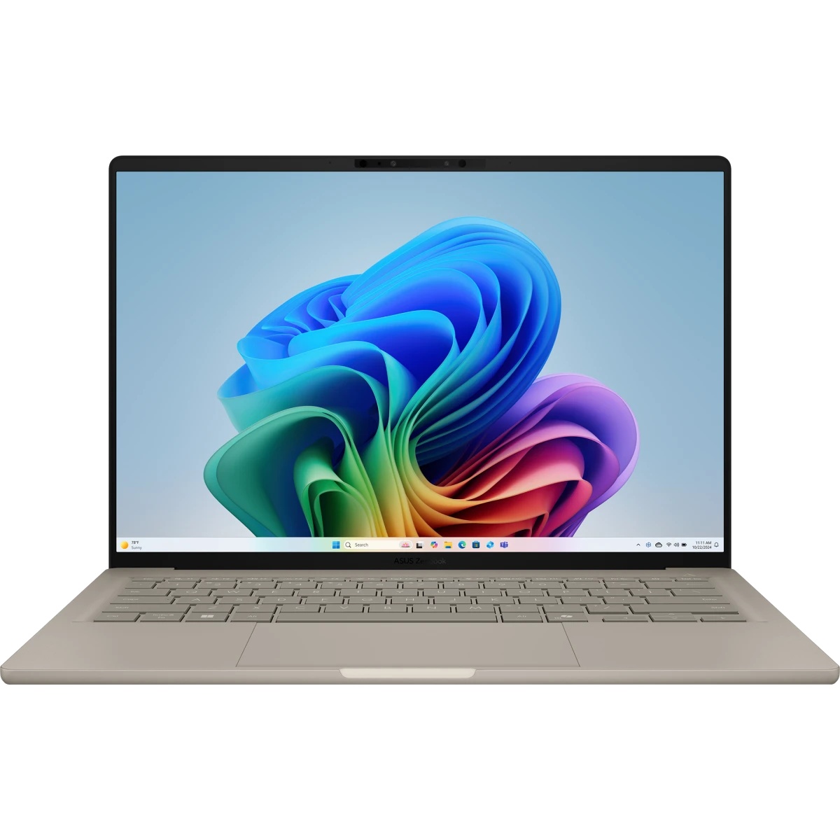 Ноутбук Asus Zenbook 14 UX3407QA-QD197W Snapdragon X X1-26-100 16Gb SSD512Gb Qualcomm Adreno 14" OLE