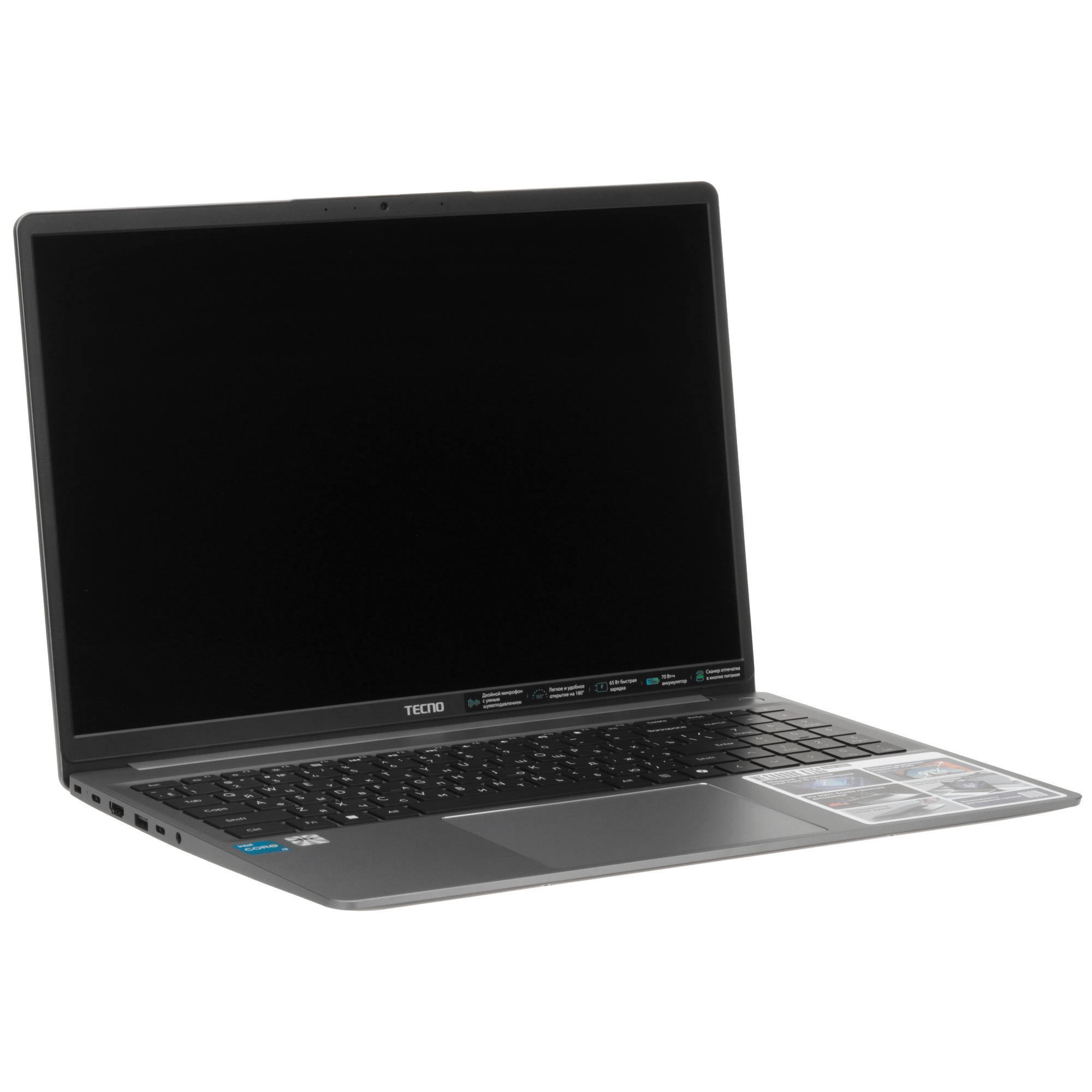 Ноутбук Tecno MegaBook K16SAA Core i3 1315U 8Gb SSD256Gb Intel UHD Graphics 16" IPS WUXGA (1920x1200
