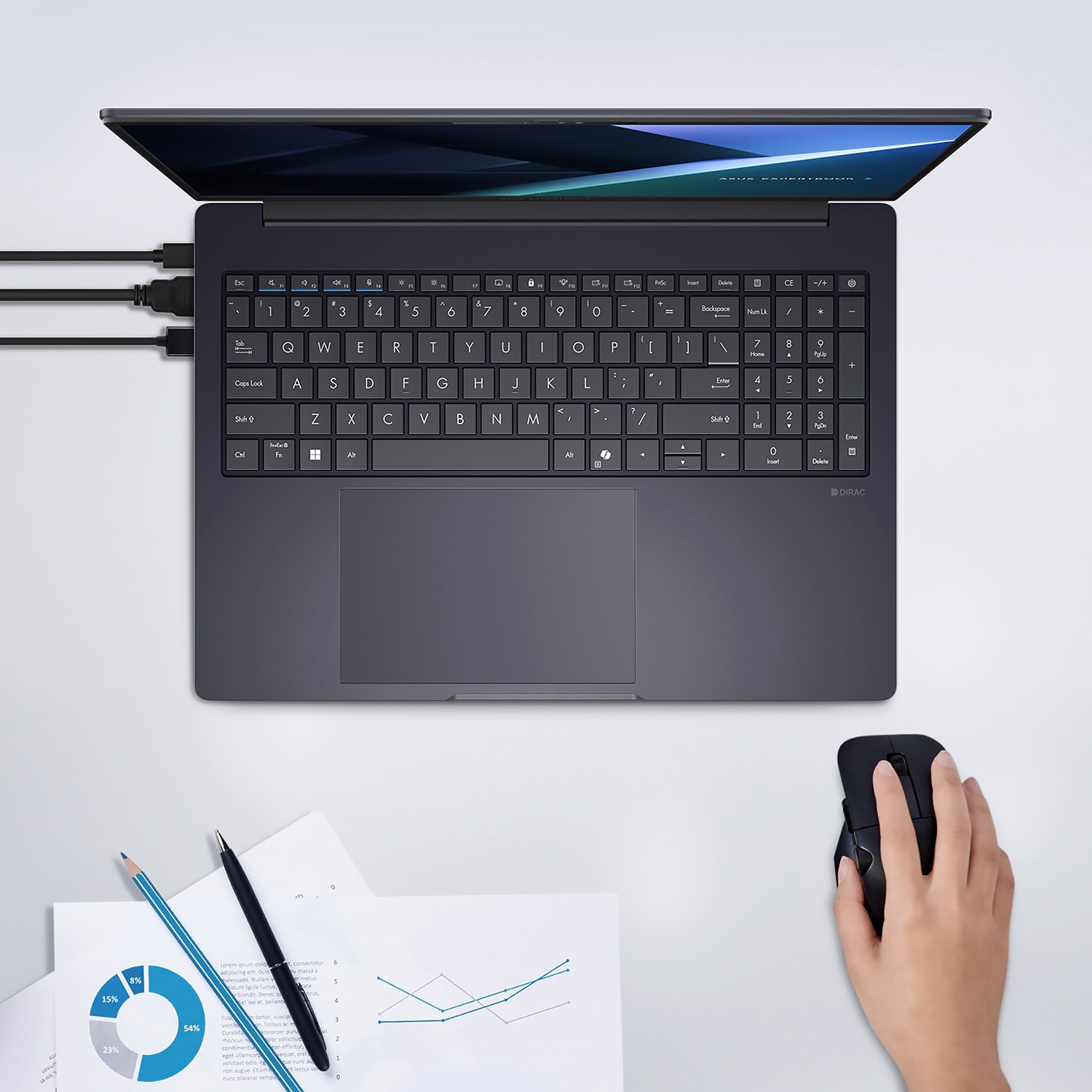 Ноутбук ASUS B3605CCA-PL0234 серый 16"(2560x1600 (матовый))/Intel Core Ultra 7 155H(1.4Ghz)/32768Mb/
