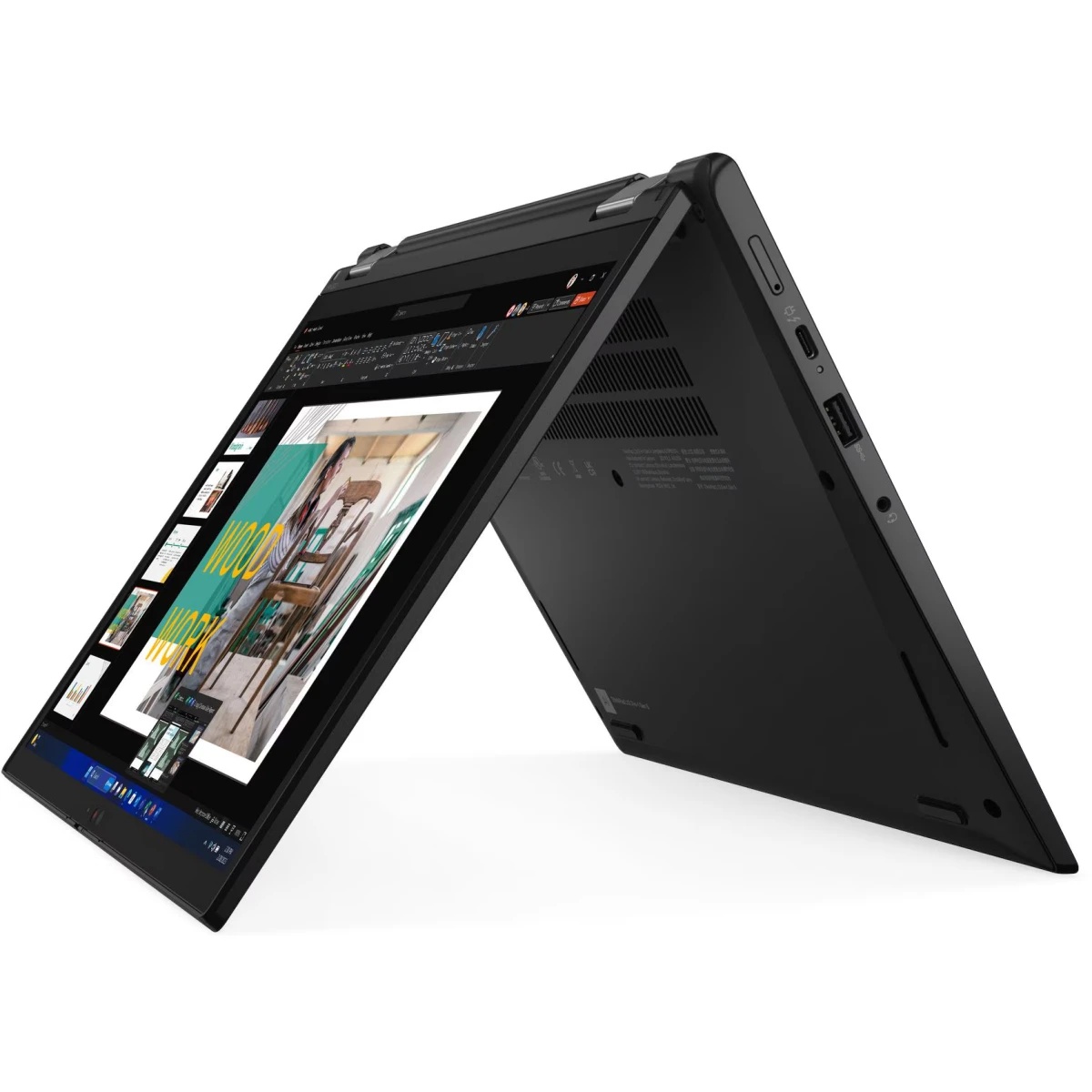Ноутбук ThinkPad L13 2-in-1 Gen 5 13.3" WUXGA (1920x1200) Touch IPS 300N, Ultra 7 155U, 16GB LPDDR5,