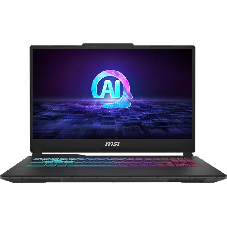 Ноутбук MSI Cyborg 15 AI A1VEK-244XRU черный Intel Core Ultra 7 155H/16Gb/SSD512Gb/RTX4050 6Gb/15.6"