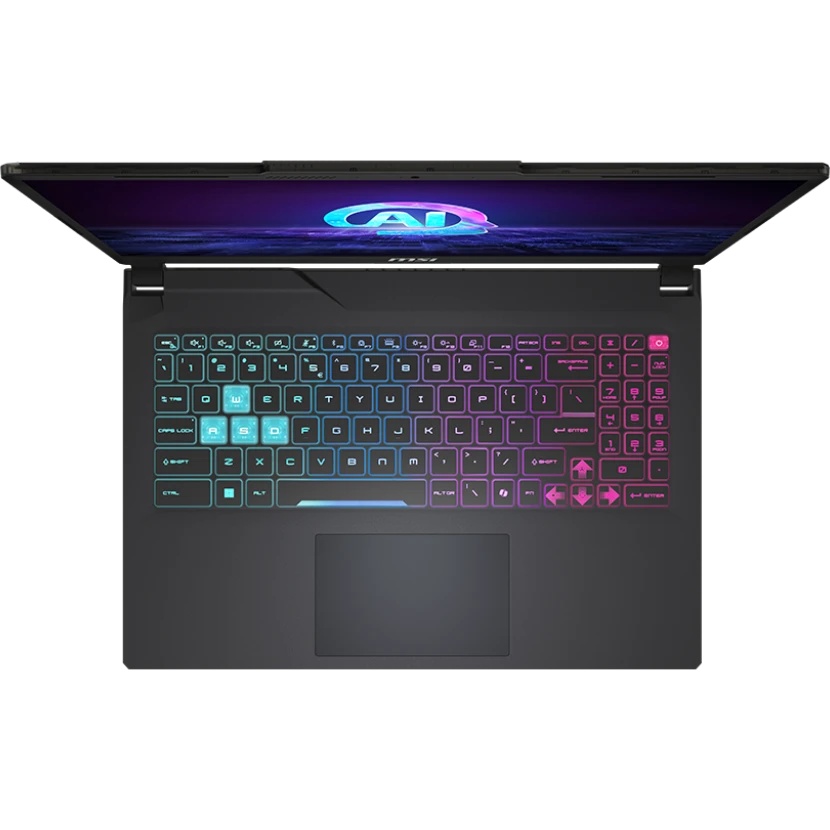 Ноутбук MSI Cyborg 15 AI A1VEK-244XRU черный Intel Core Ultra 7 155H/16Gb/SSD512Gb/RTX4050 6Gb/15.6"