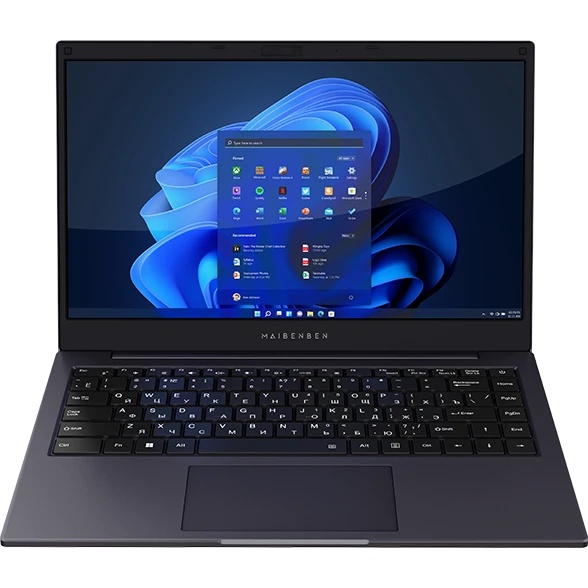 Ноутбук MAIBENBEN S14A Ryzen 5 Pro 4650U 8Gb SSD 256Gb AMD Radeon Graphics 14 FHD IPS Cam 38Вт*ч Lin