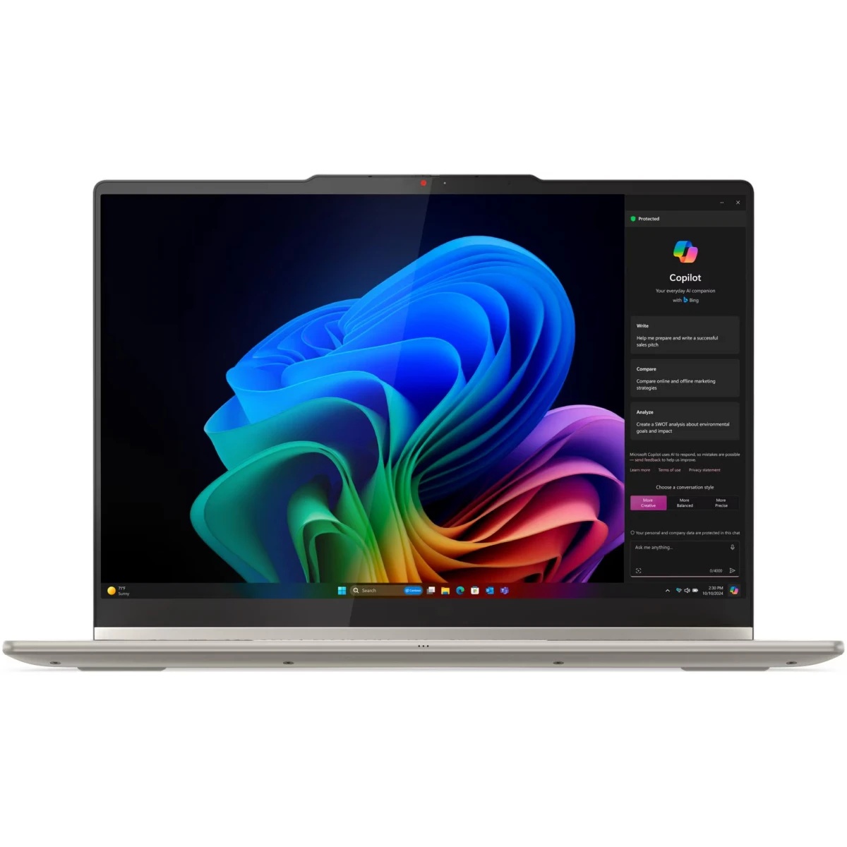 Ноутбук Lenovo Yoga 7 14AKP10 Ryzen AI 5 340 24Gb SSD1Tb AMD Radeon 840M 14" OLED Touch WUXGA (1920x