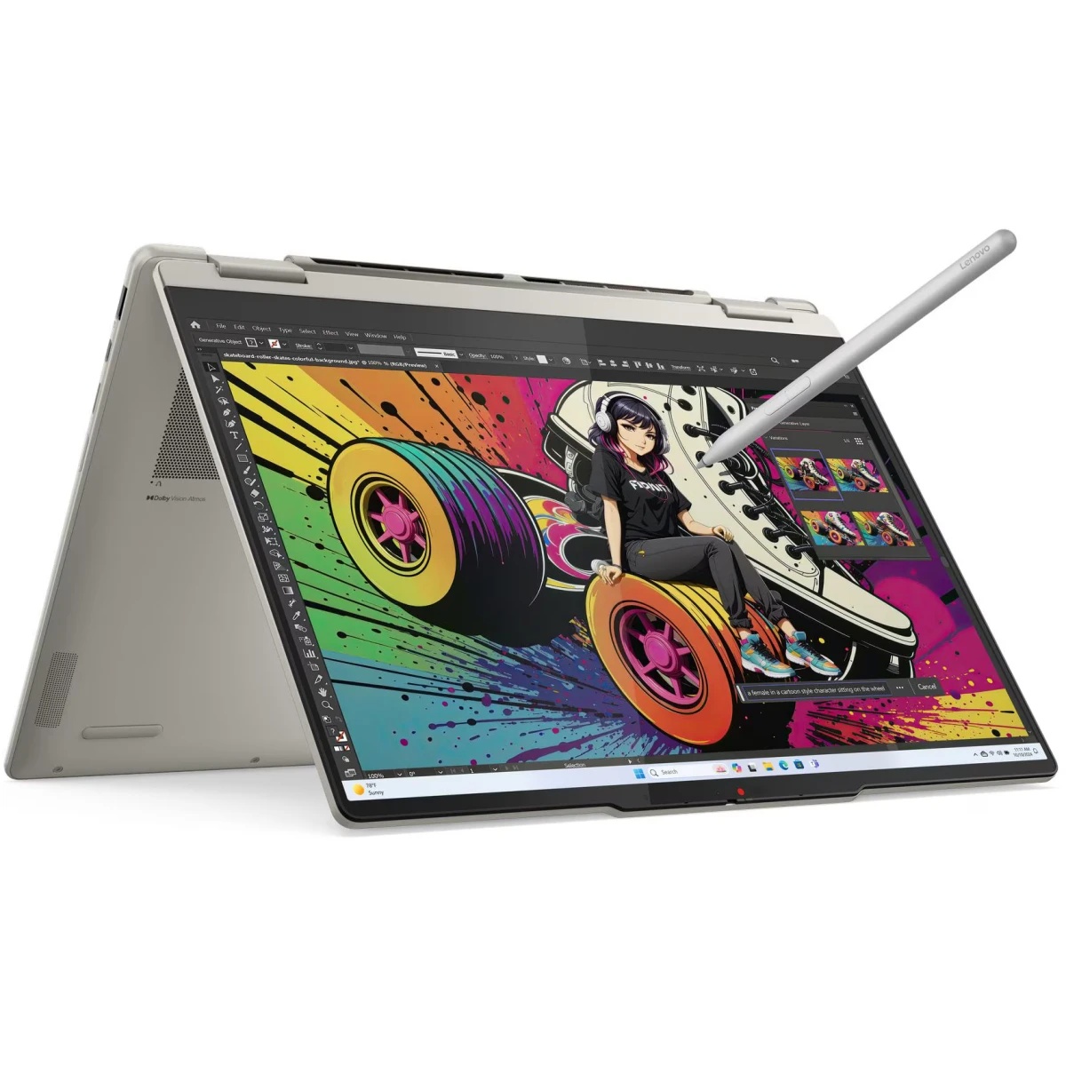 Ноутбук Lenovo Yoga 7 14AKP10 Ryzen AI 5 340 24Gb SSD1Tb AMD Radeon 840M 14" OLED Touch WUXGA (1920x