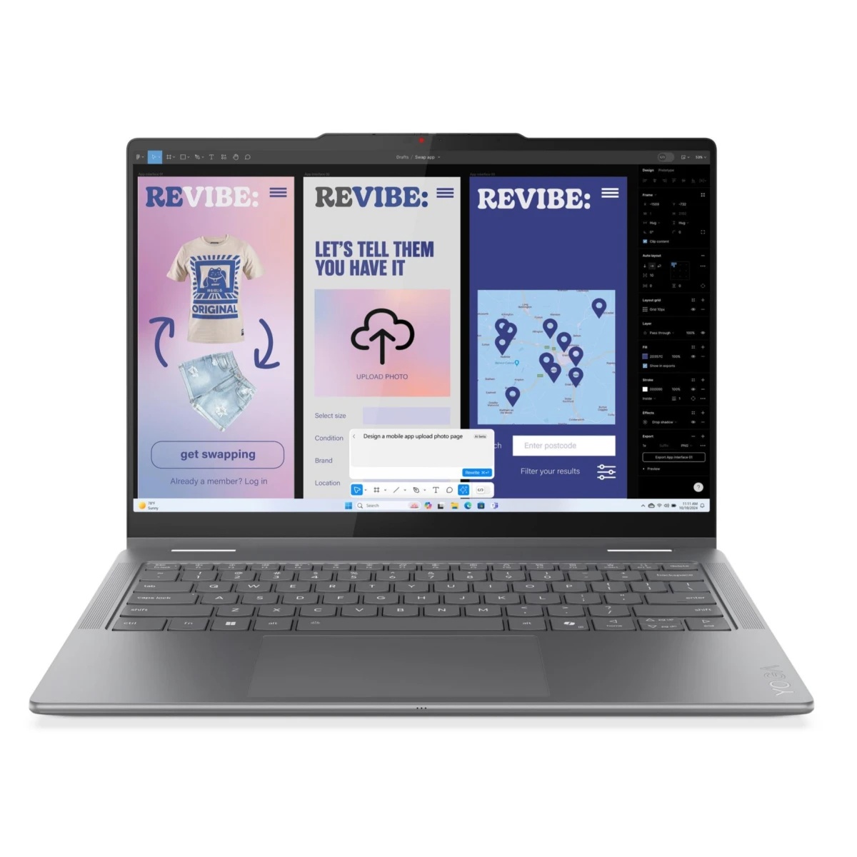 Ноутбук Lenovo Yoga 7 14ILL10 Core Ultra 7 256V 16Gb SSD512Gb Intel Arc 140V 14" OLED Touch WUXGA (1