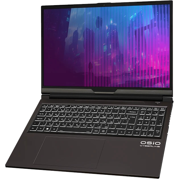 Ноутбук Osio CyberLine C160i-001 коричневый Core i5 12600H 16Gb SSD512Gb NVIDIA GeForce RTX 3050 6Gb