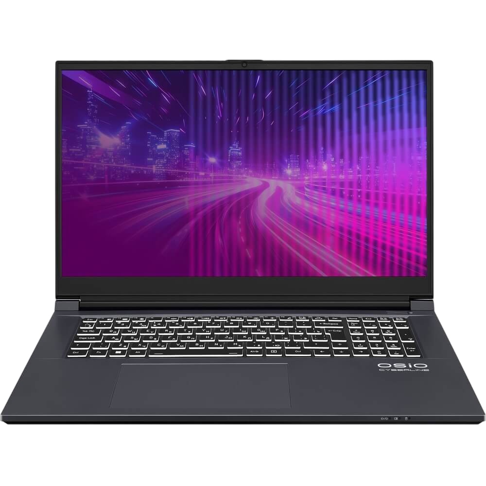 Ноутбук Osio CyberLine C170i-001 темно-серый Core i5 12600H 16Gb SSD512Gb NVIDIA RTX 3050 6Gb 17.3"