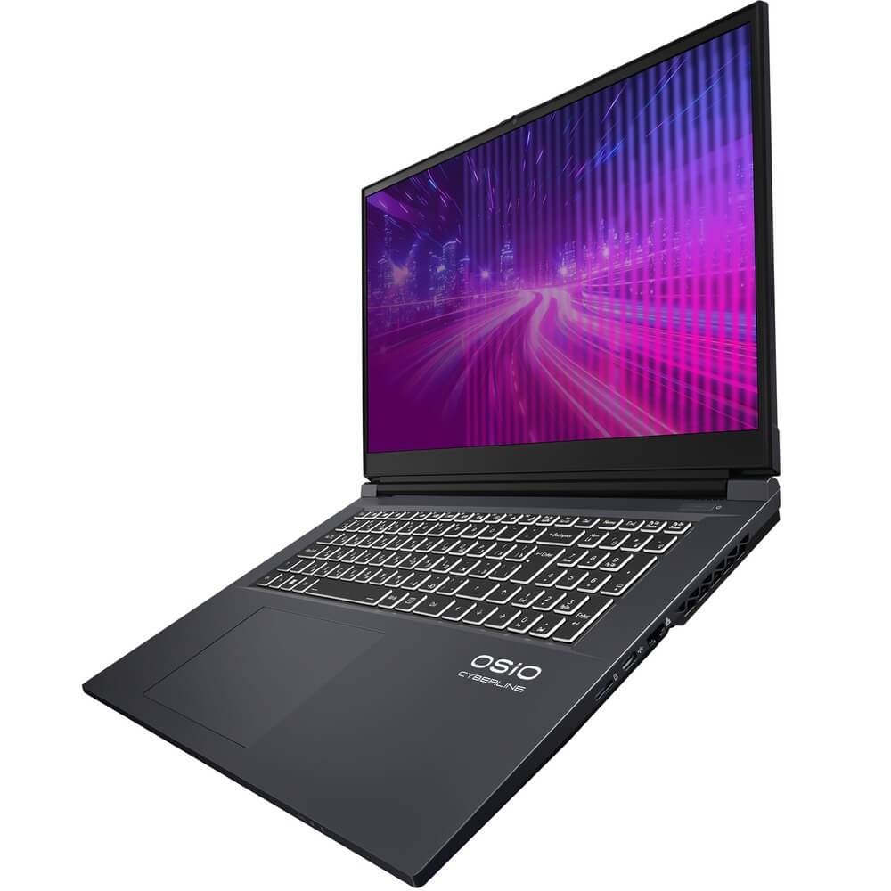 Ноутбук Osio CyberLine C170i-001 темно-серый Core i5 12600H 16Gb SSD512Gb NVIDIA RTX 3050 6Gb 17.3"