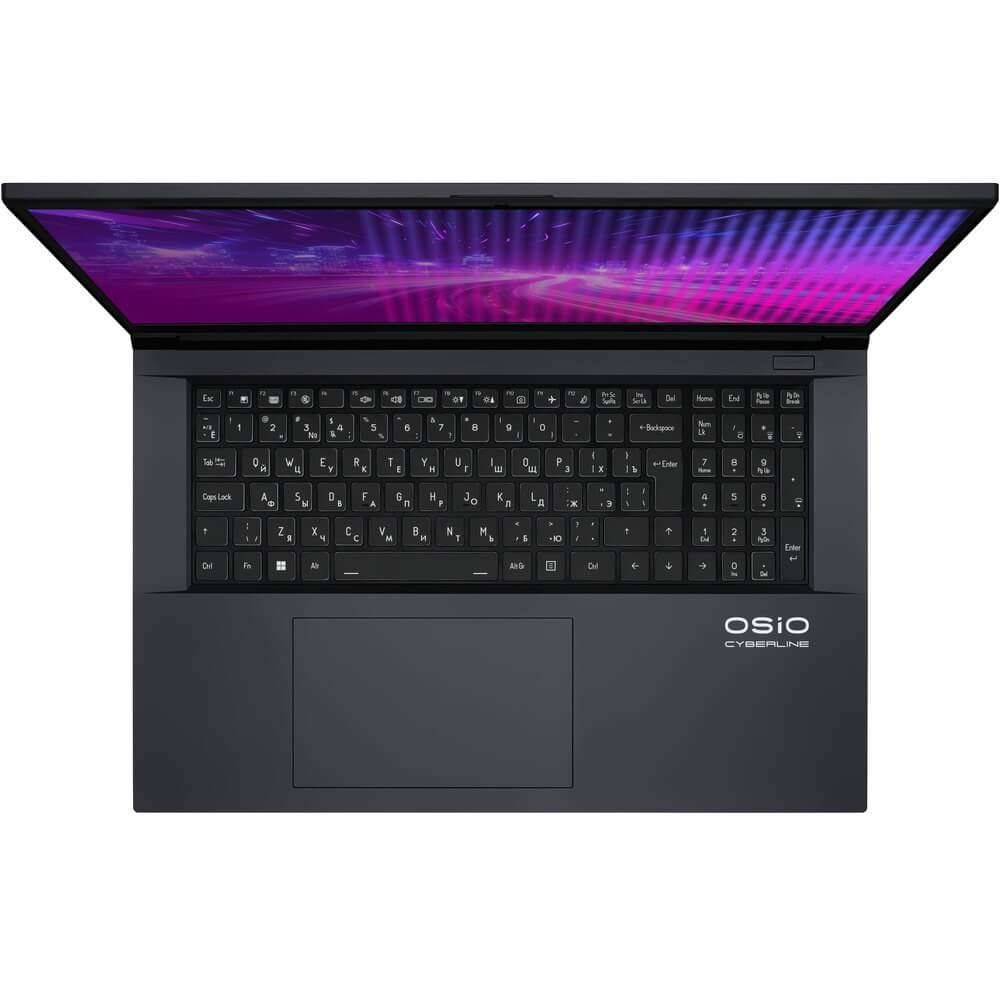 Ноутбук Osio CyberLine C170i-001 темно-серый Core i5 12600H 16Gb SSD512Gb NVIDIA RTX 3050 6Gb 17.3"