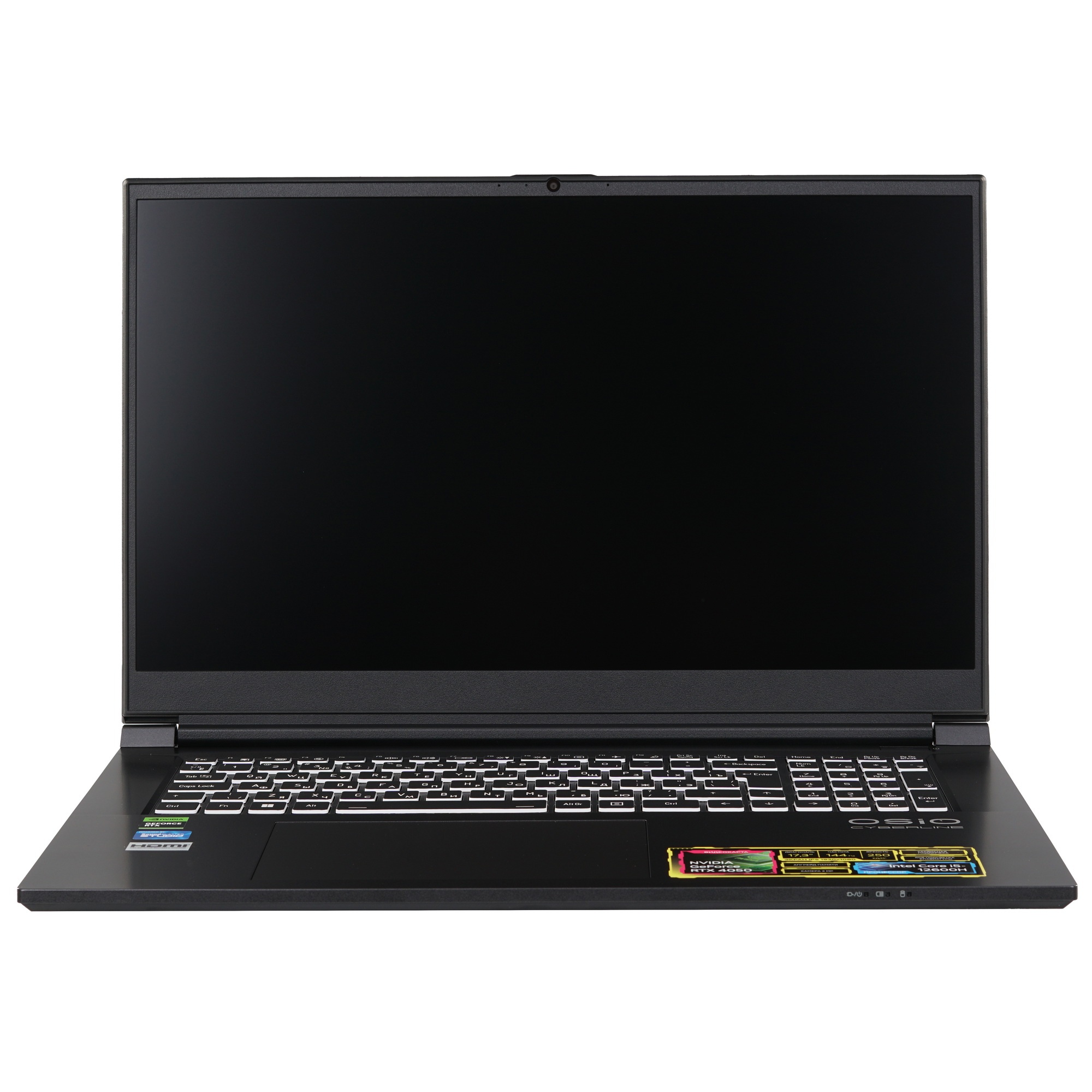 Ноутбук Osio CyberLine C170i-002 Core i5 12600H 16Gb SSD512Gb NVIDIA GeForce RTX4050 17.3" FHD (1920
