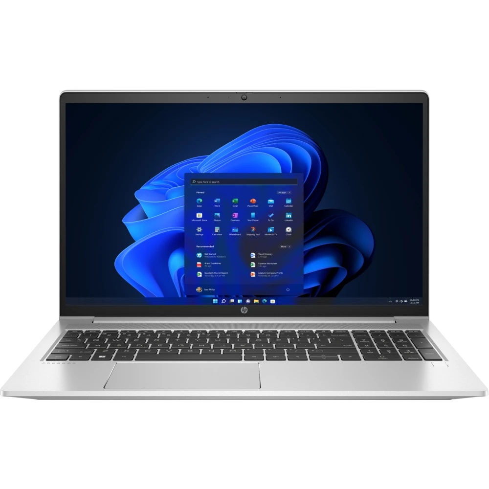 Ноутбук HP Probook 450 G9 серебристый 15.6", IPS, Intel Core i5 1235U 1.3ГГц, 10-ядерный, 8ГБ DDR4,
