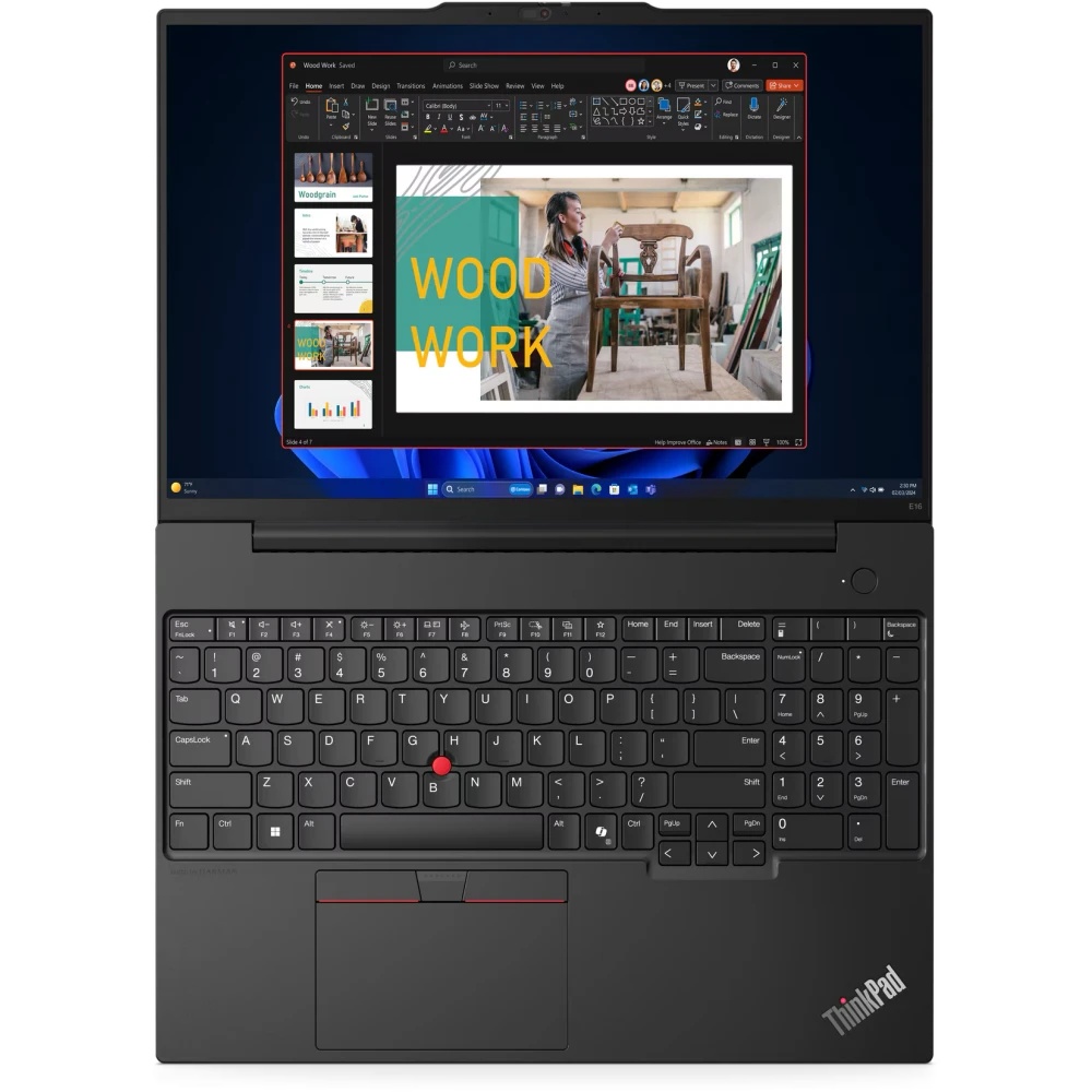 Ноутбук Lenovo ThinkPad E16 G2 Core Ultra 5 125U 16Gb SSD512Gb Intel Graphics 16" IPS WUXGA (1920x12