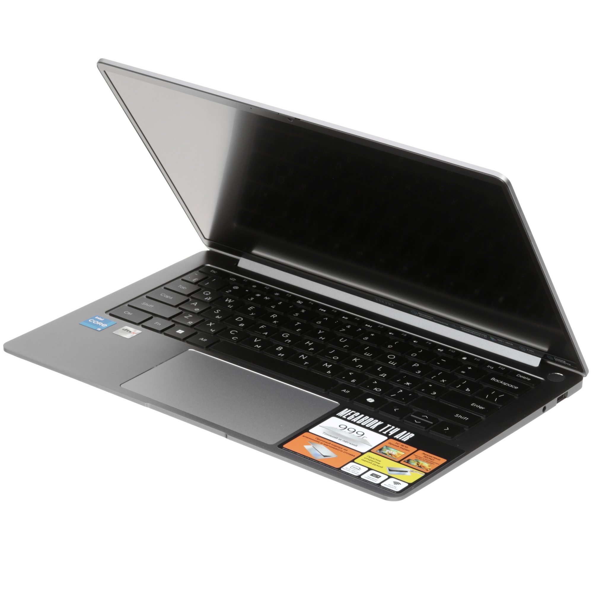 Ноутбук Tecno MegaBook T14RA Air Core i5 1334U 16Gb SSD1Tb Intel Iris Xe graphics 14" IPS WUXGA (192