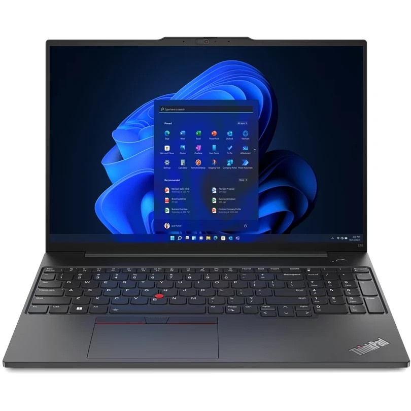 Ноутбук Lenovo ThinkPad E16 G2 16" (1920x1200) IPS, Ryzen 5 7535HS, 16GB DDR5,512GB SSD, AMD Radeon,