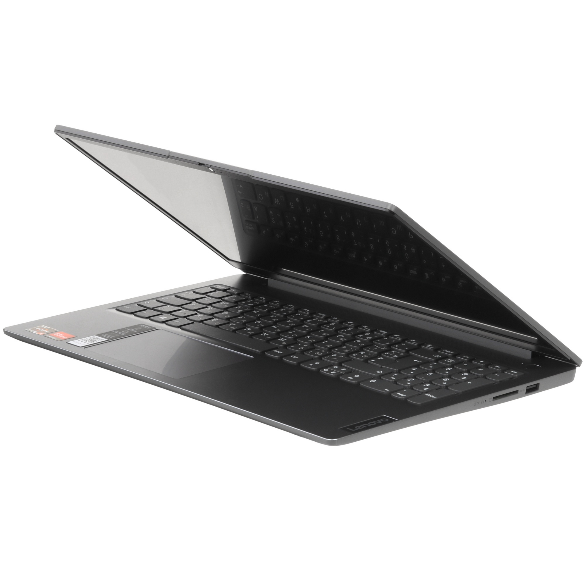 Ноутбук Lenovo IP3 Slim 15AMN8 15.6" FHD IPS, AMD R5-7520U, 16Gb, 512Gb SSD, no OS, серый (82XQ00XBS
