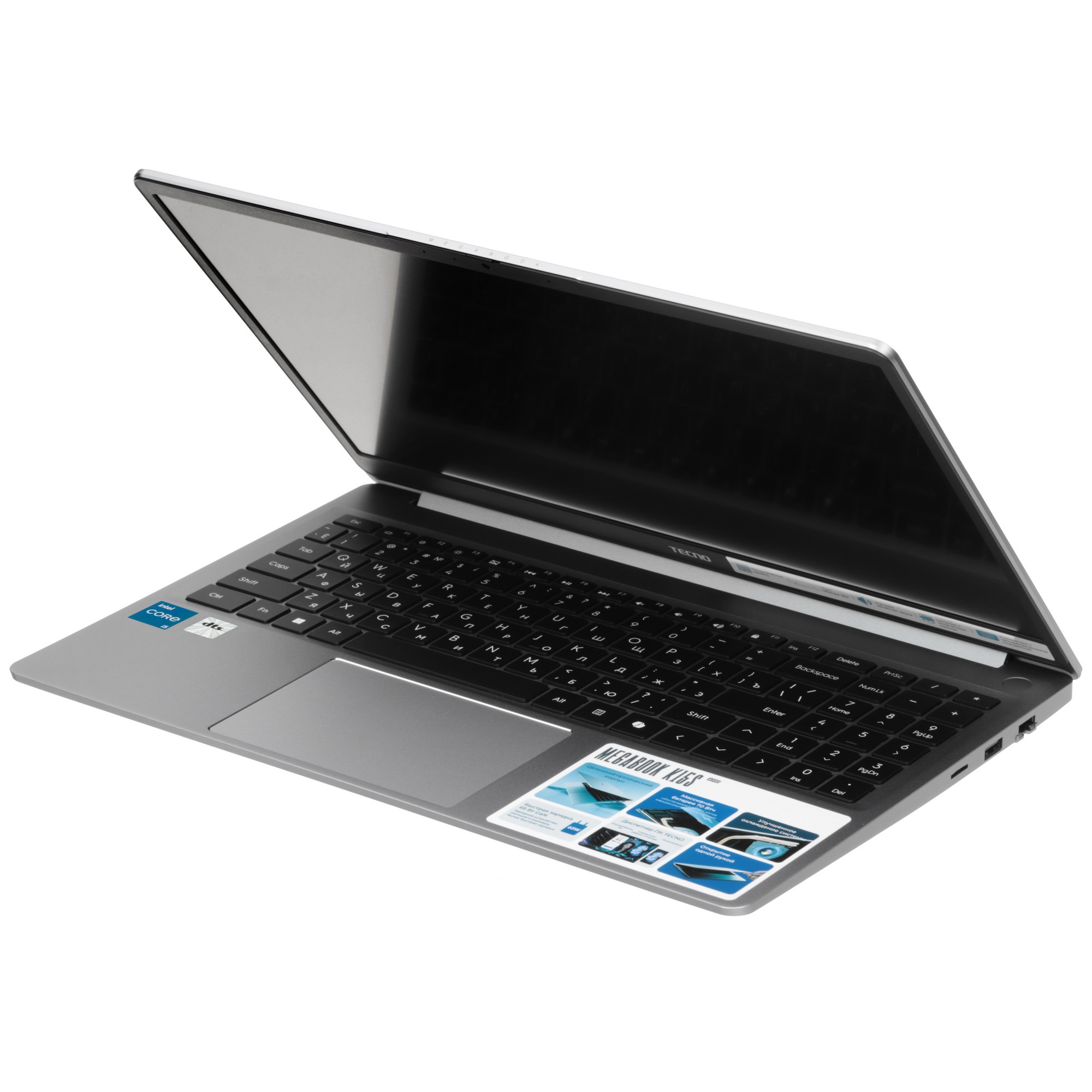 Ноутбук&nbsp;15.6"&nbsp;TECNO&nbsp;Megabook&nbsp;K15S&nbsp;K15SRA&nbsp;Core&nbsp;i5-13420H/16Gb/SSD1Tb/IntelUHD/FHD/Win11/grey&nbsp;48949470
