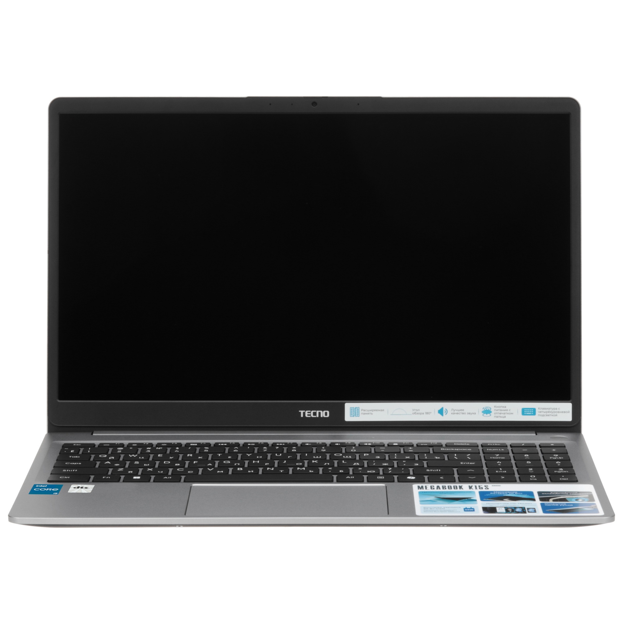 Ноутбук&nbsp;15.6"&nbsp;TECNO&nbsp;Megabook&nbsp;K15S&nbsp;K15SRA&nbsp;Core&nbsp;i5-13420H/16Gb/SSD1Tb/IntelUHD/FHD/Win11/grey&nbsp;48949470