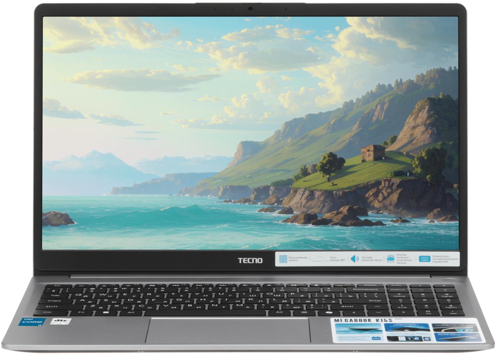 Ноутбук&nbsp;15.6"&nbsp;TECNO&nbsp;Megabook&nbsp;K15S&nbsp;K15SRA&nbsp;Core&nbsp;i5-13420H/16Gb/SSD1Tb/IntelUHD/FHD/Win11/grey&nbsp;48949470
