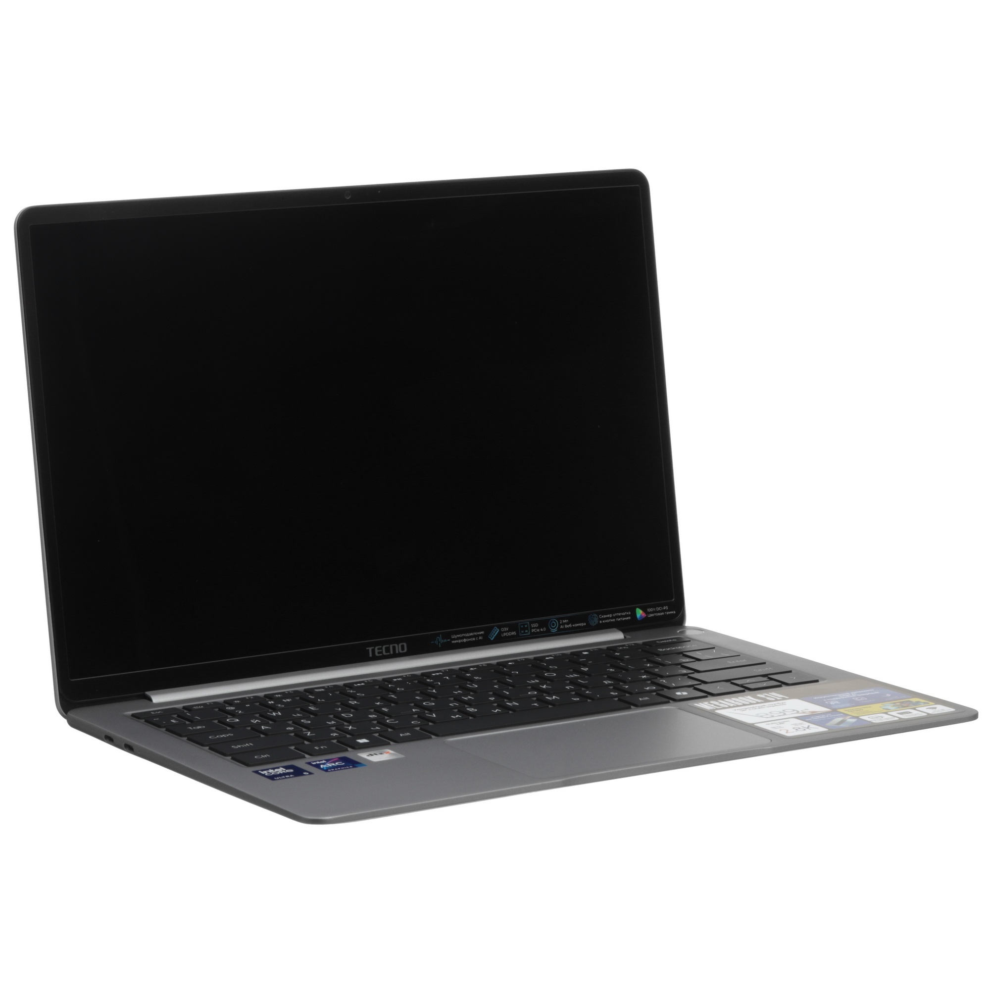 Ноутбук Tecno MegaBook S14MM Core Ultra 5 125H 16Gb SSD1Tb Intel Arc 14" OLED 2.8K (2880x1800) Windo