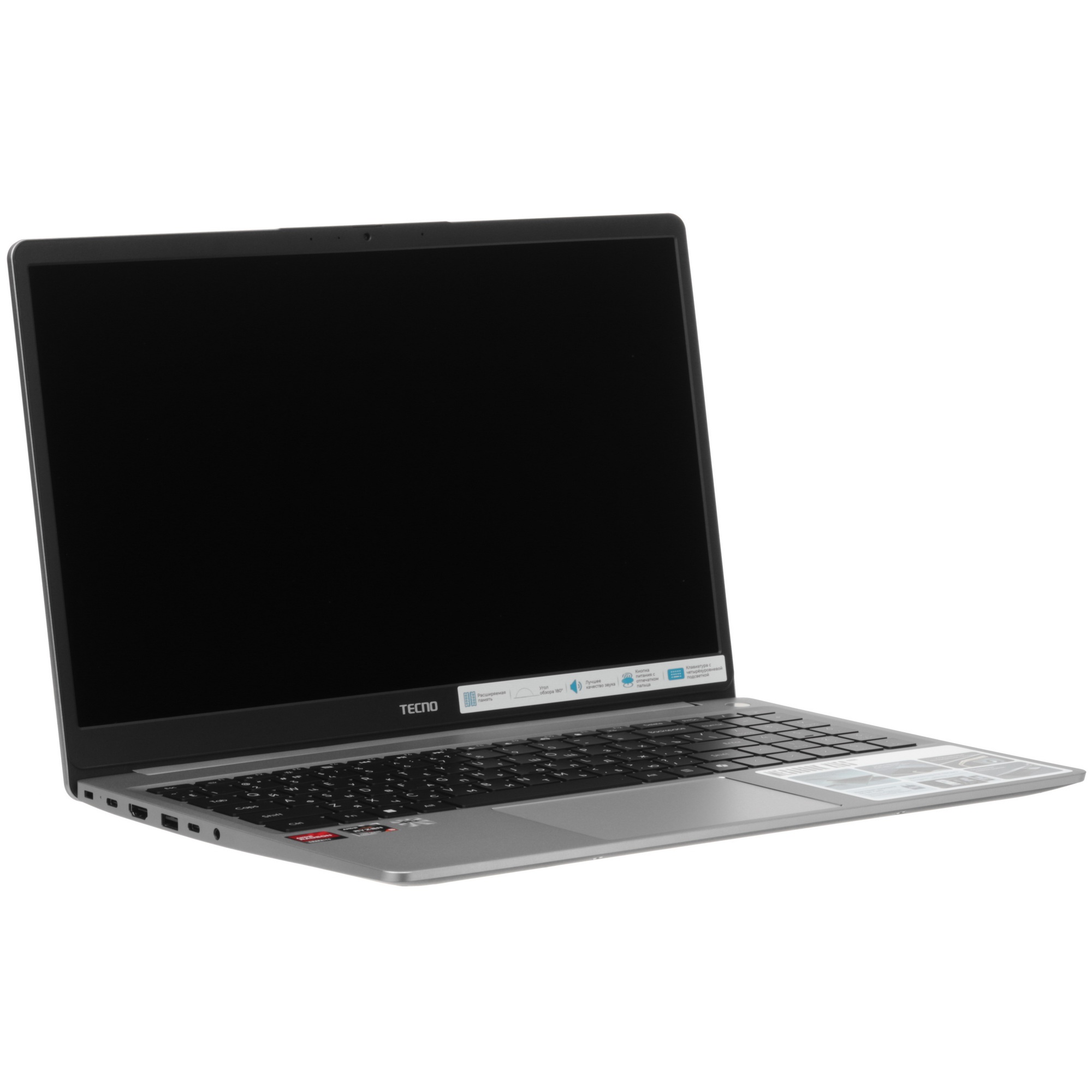 Ноутбук Tecno MegaBook K15SDA Ryzen 5 7430U 16Gb SSD512Gb AMD Radeon Graphics 15.6" IPS FHD (1920x10