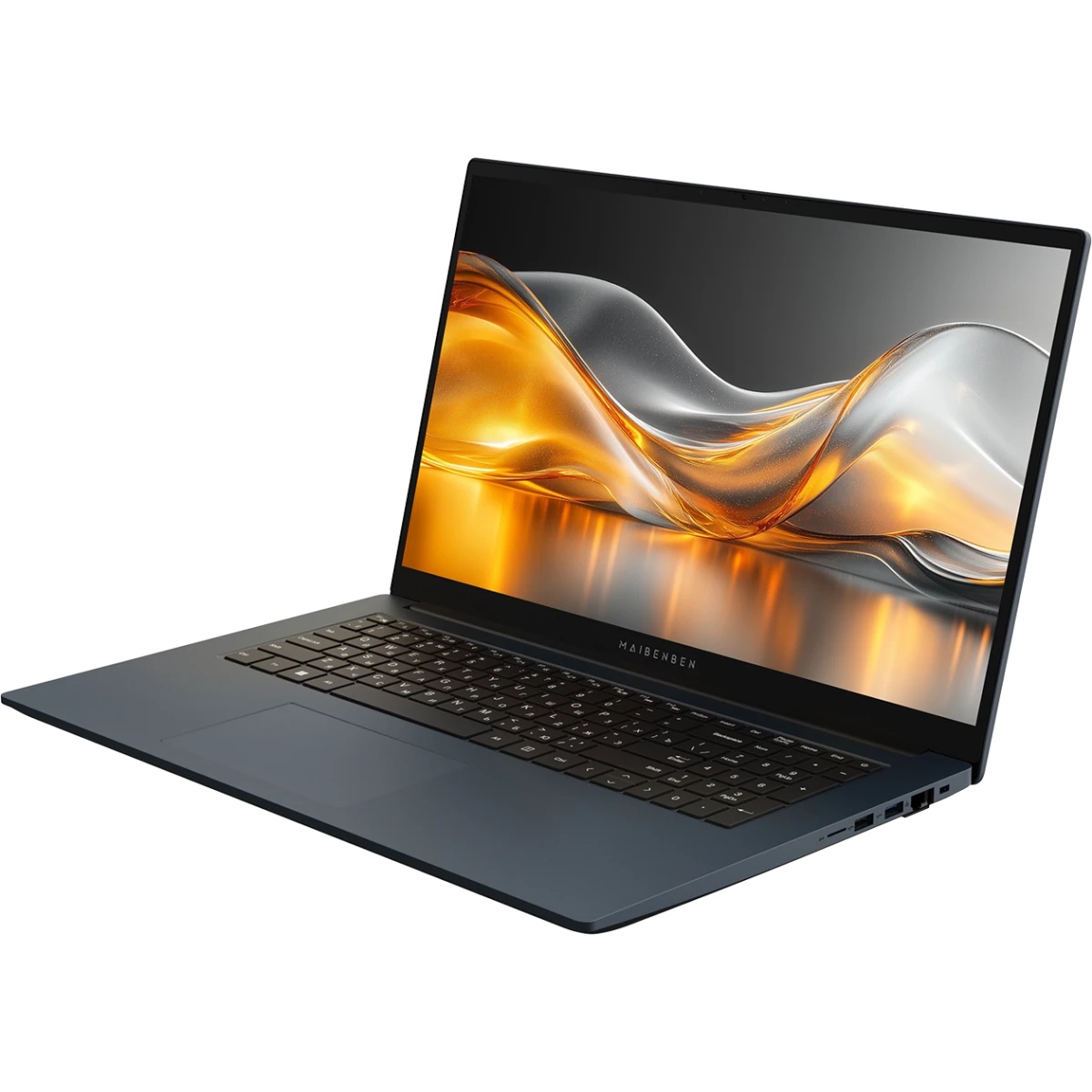 Ноутбук Maibenben M17A-R574UM 17.3" FHD IPS, AMD R5-7430U, 16Gb, 512Gb SSD, Linux, синий (мышка + ко