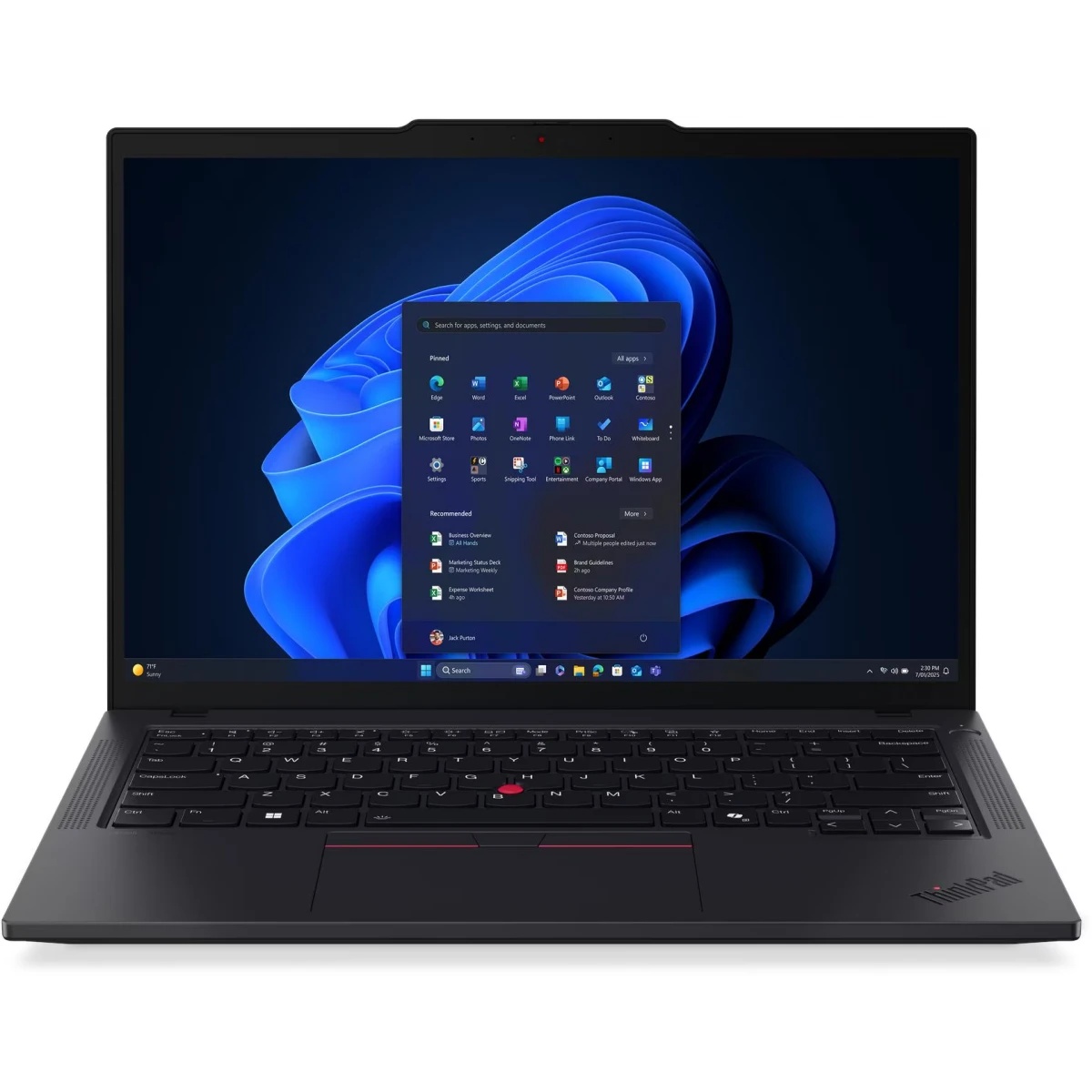 Ноутбук Lenovo ThinkPad T14 Gen5 14" 2.8K OLED 500nit/ U7-255H 16Gb/ 512Gb/ LTE/ Win11Pro
