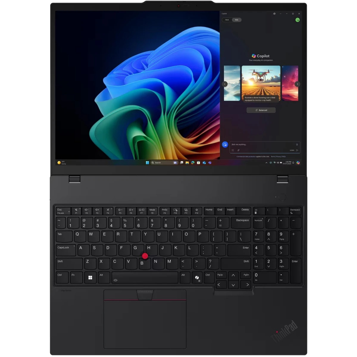 Ноутбук Lenovo ThinkPad T16 AMD G4 16" WUXGA (1920x1200)IPS 400nits, Ryzen AI 7 PRO 350, 16GB DDR5 -