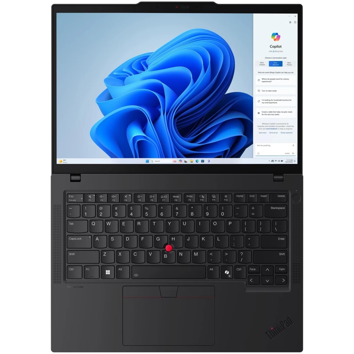 Ноутбук ThinkPad T14 Gen 5 14" WUXGA (1920 x 1200)IPS, Ultra 5 125U, 16GB DDR5, 512GB SSD M.2, Intel