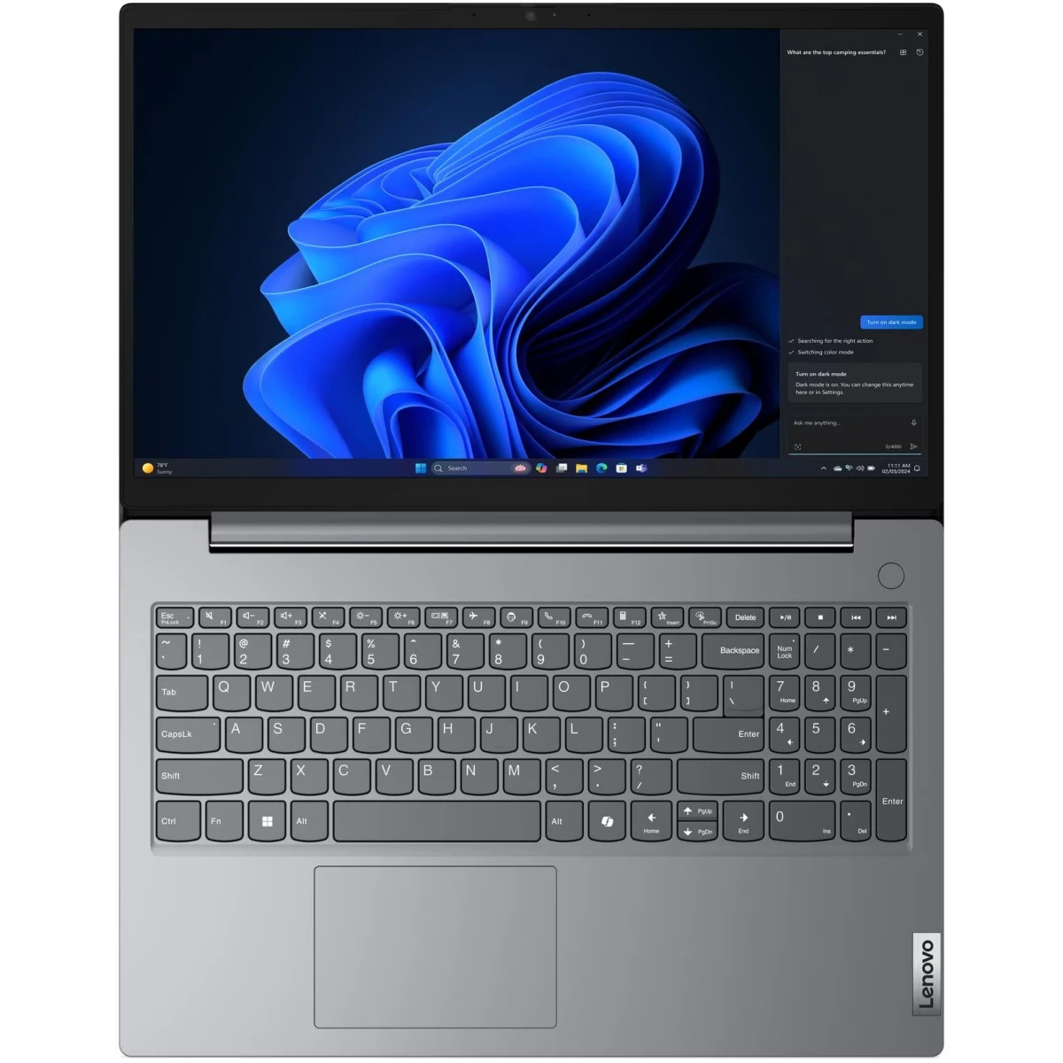 Ноутбук Lenovo V15 G5 IRL 15.6" FHD, Intel Core i5-13420H, 8Gb, 512Gb SSD, no OS, серый
