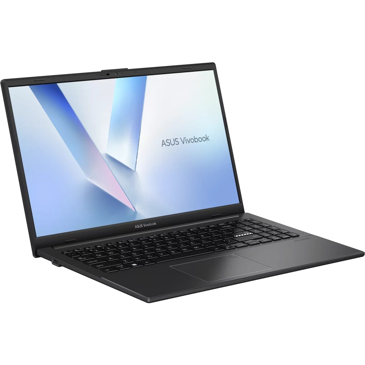 Ноутбук 15.6" IPS FHD ASUS E1504TA-BQ082 black (Intel N150/8Gb/256Gb UFS/VGA int/noOS) (90NB1542-M00