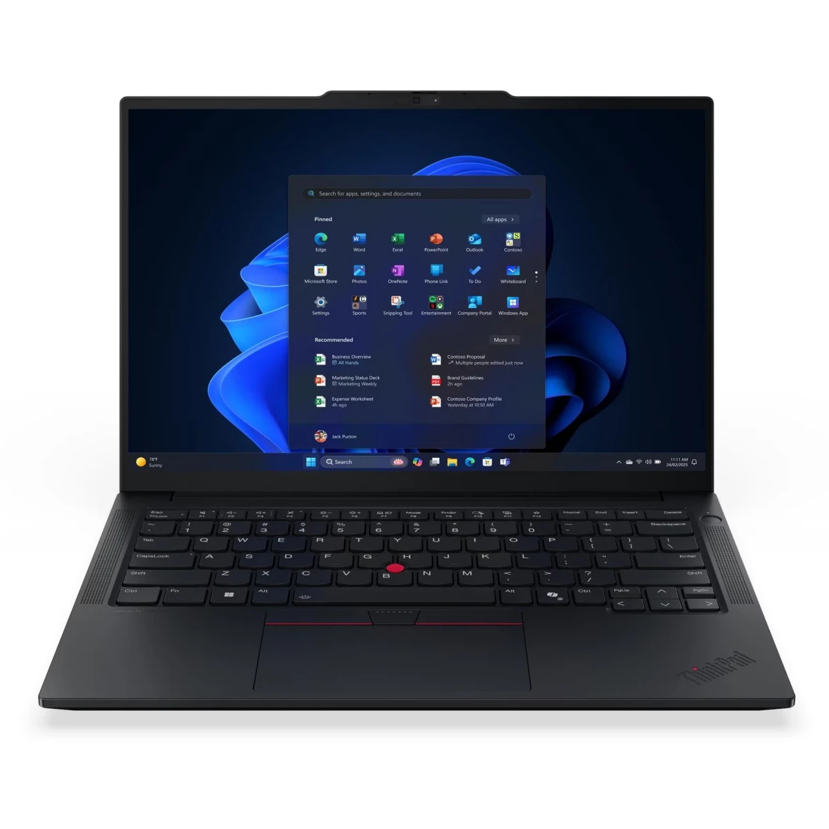 Ноутбук LENOVO THINKPAD EDGE E14 GEN 7/ INTEL ULTRA U7-255H/ INTEL ARC GRAPHICS SHARED/ INTEL AI BOO