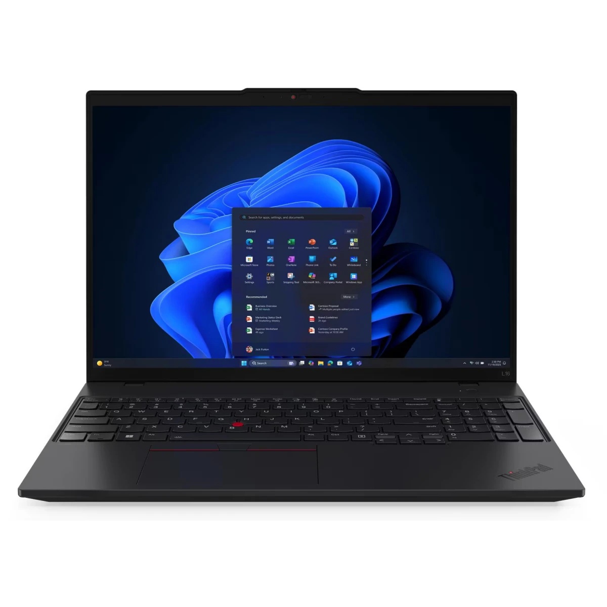 Ноутбук ThinkPad L16 Gen 2 16" WUXGA (1920x1200) IPS, Ultra 5 225U, 16GB DDR5-5600, 512GB SSD M.2, I