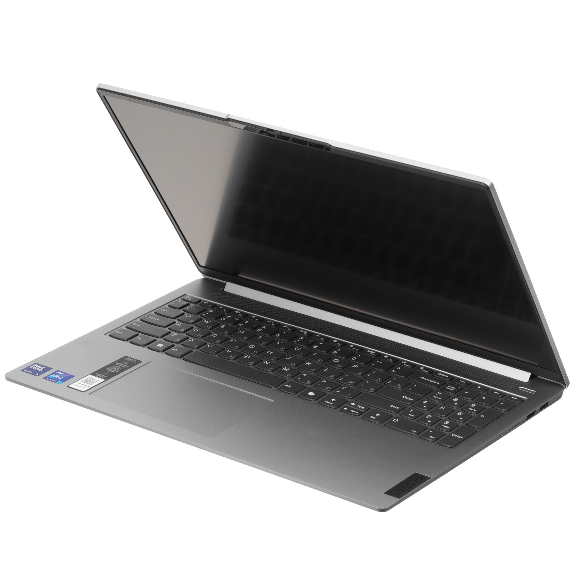 Ноутбук Lenovo IP5 Slim 16IMH9 16" WUXGA IPS, Intel Ultra 5 125H, 16Gb, 512Gb SSD, no OS, серый (83D